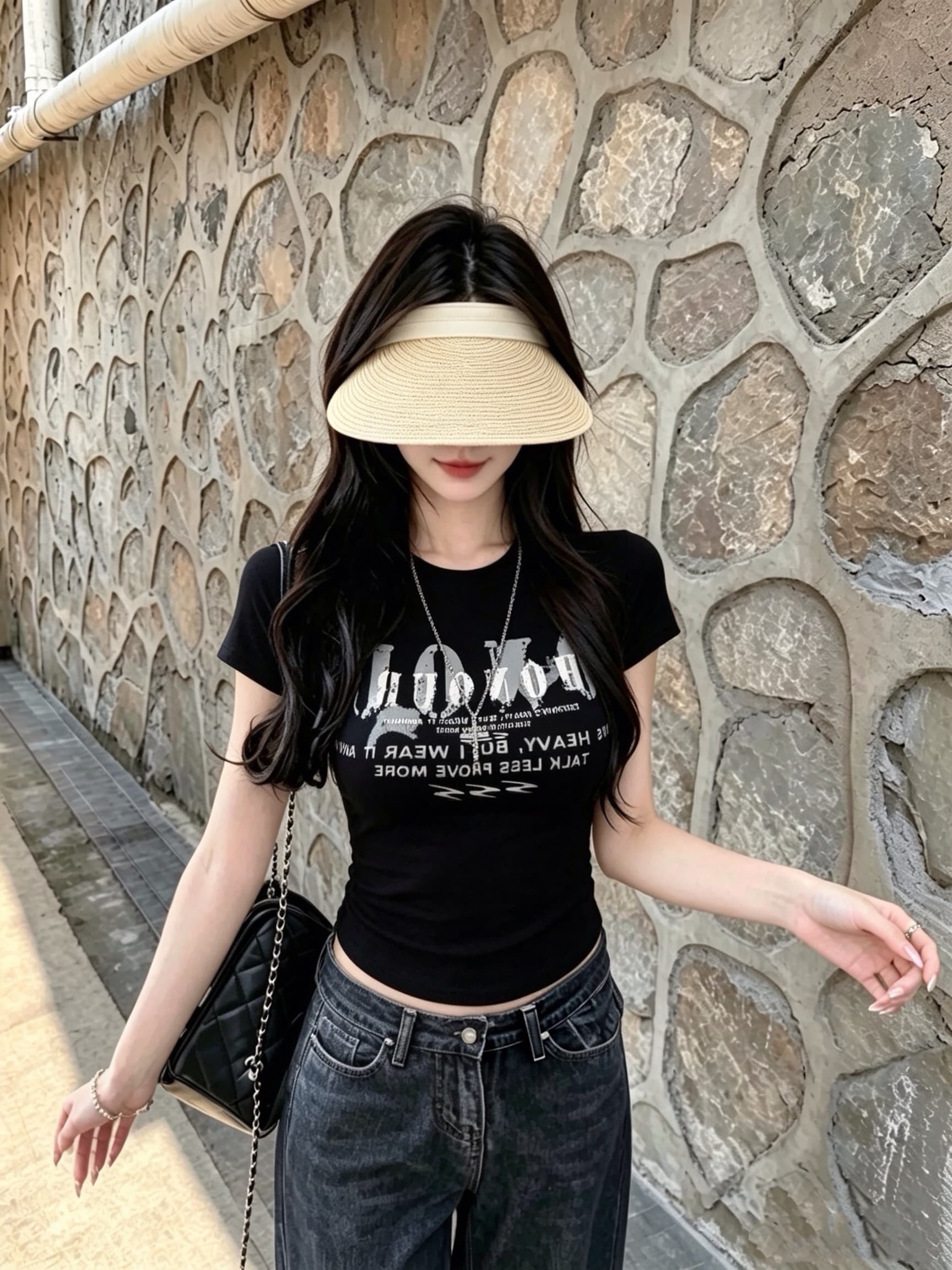 실사 여름 달콤한 스타일 알파벳 프린트 반팔 티셔츠 몸매 가꾸기 슬림해 보이는 여성 원피스 벨트 가슴 패드 의류 상세 이미지 9