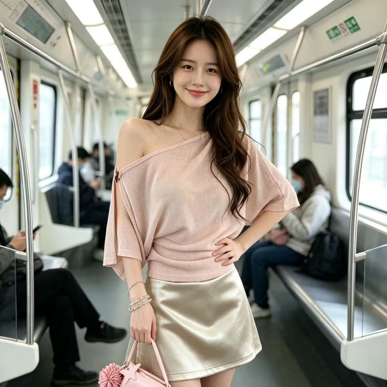 품격 얇은 스타일 비스듬한 어깨 배트윙 소매 티셔츠 여성 의류 여름 디자인 센스 작은 대중 오프숄더 캐주얼 느긋한 파란색 맨위 이미지 5