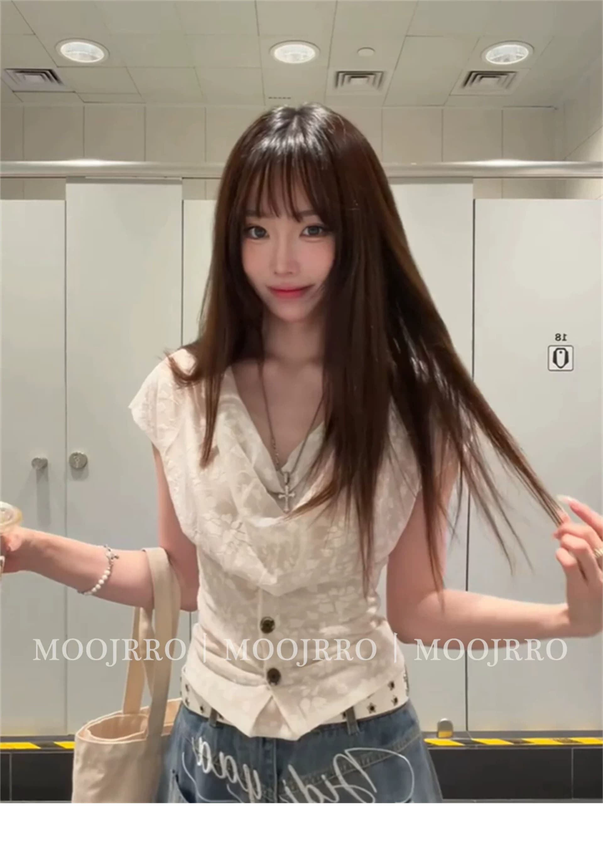 한 부서 자카드 흔들다 칼라 니트 반팔 티셔츠 여성 여름 Chic 작은 대중 아름다운 슈퍼 잘 생긴 허리 수축 슬림해 보이는 맨위 상세 이미지 4