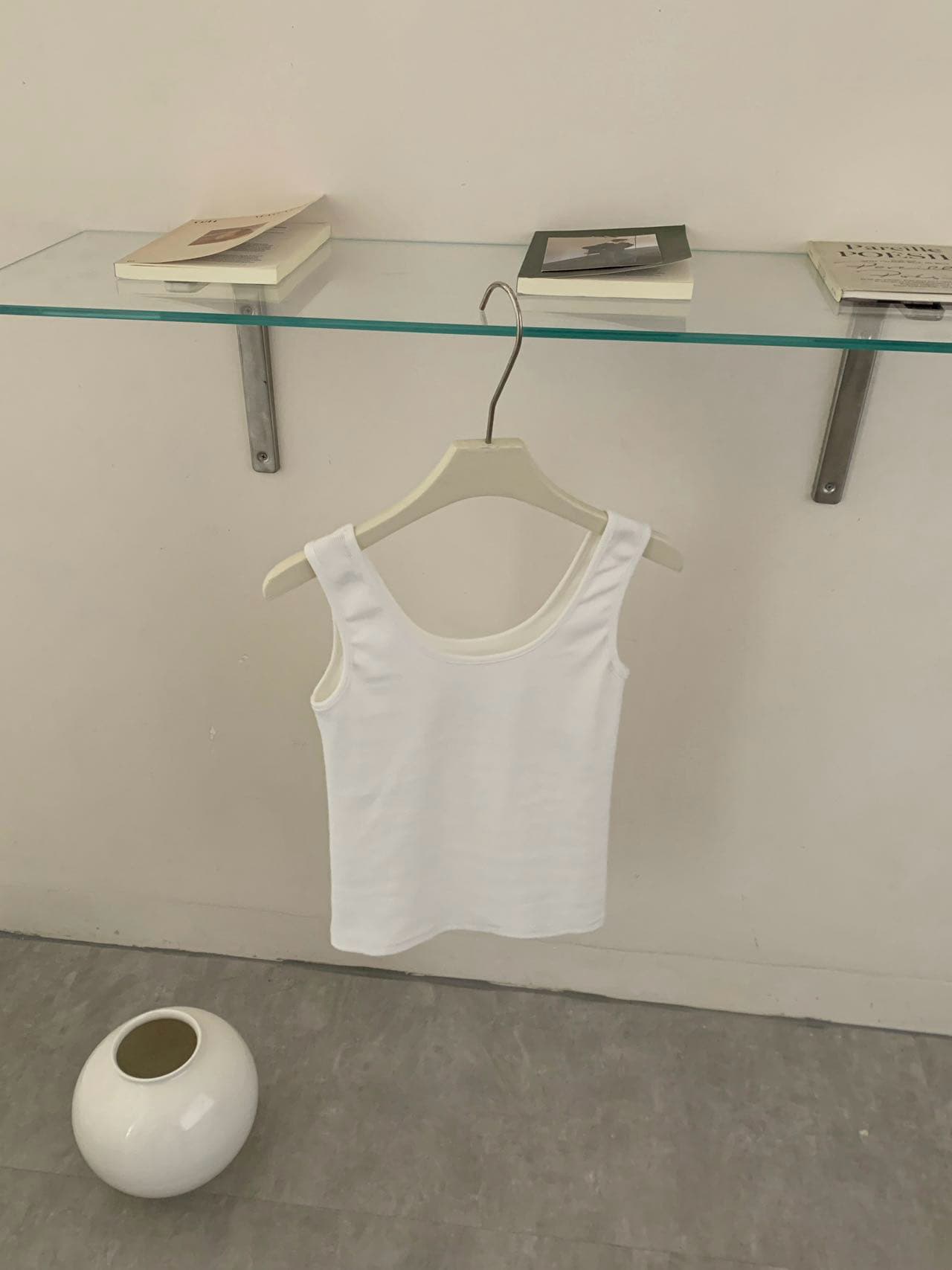 실사 26 년 이른 봄 기초 고급 센스 다용도 프로 피부 만나는 캐미솔 상세 이미지 6