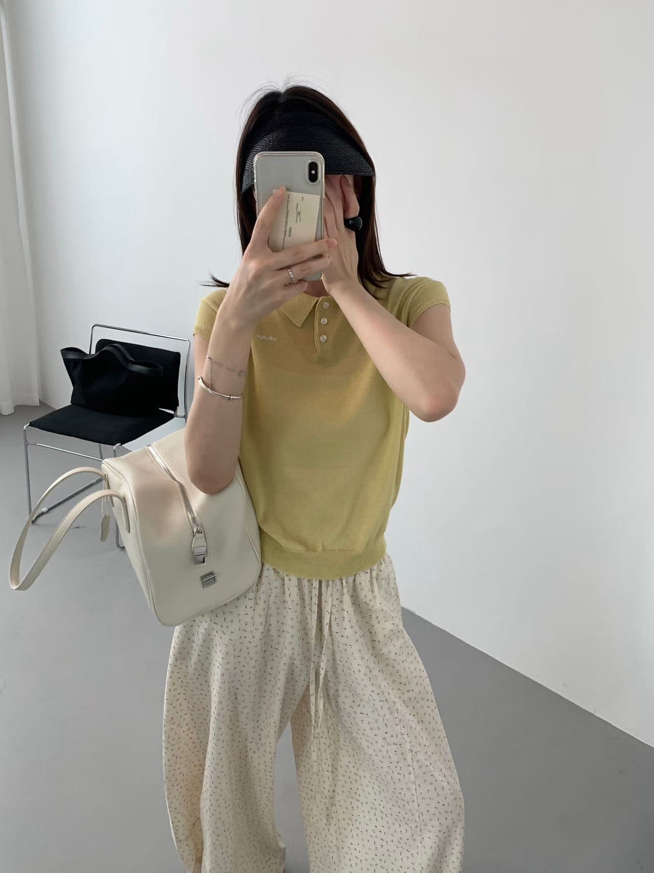 실사 여름 켜기 새로운 학원 캐주얼 신선함 POLO 칼라 자수 반팔 티셔츠 상세 이미지 17