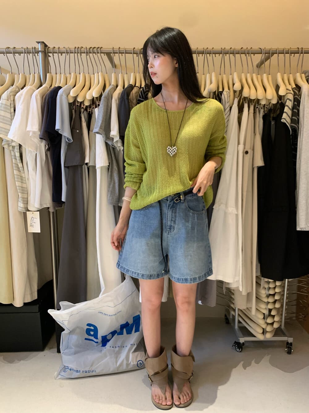 짜임 좋은 벨트 바지 종류 嘎嘎 좋은 워싱 색상 좋은 레트로 좋아 보인다. 데님 반바지 벨트 포함 상세 이미지 11