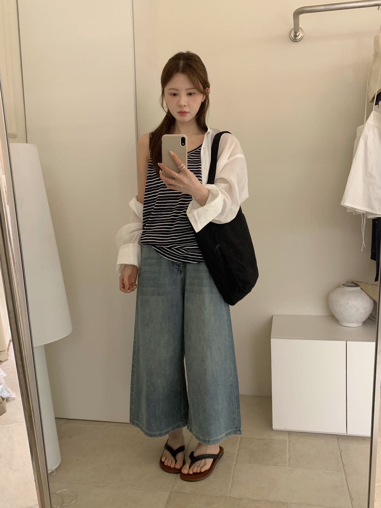 실사 26 여름 켜기 새로운 면 린넨 질감 편안함 매우 높음 다용도 조끼 상세 이미지 4