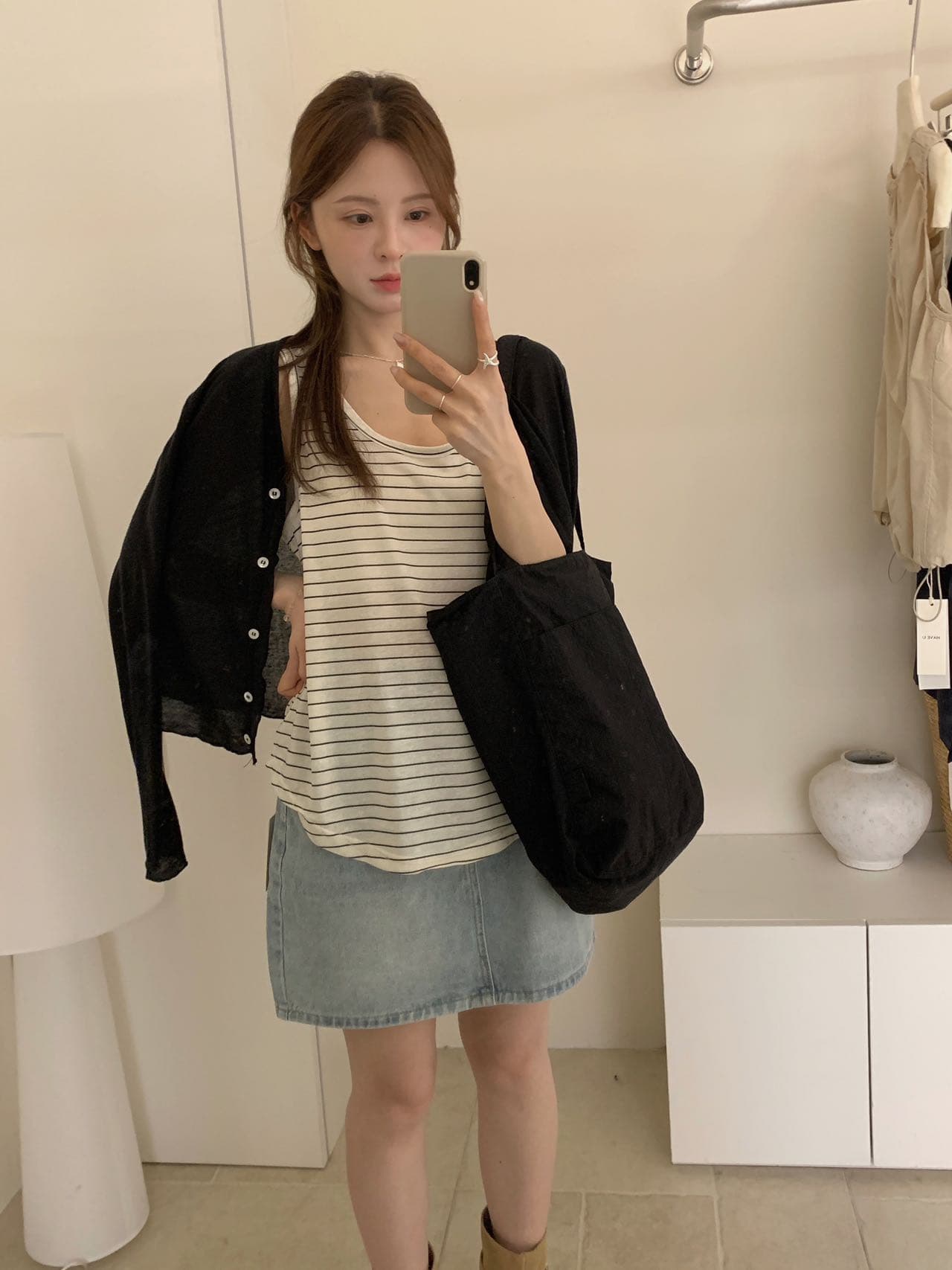 실사 26 여름 켜기 새로운 면 린넨 질감 편안함 매우 높음 다용도 조끼 상세 이미지 7
