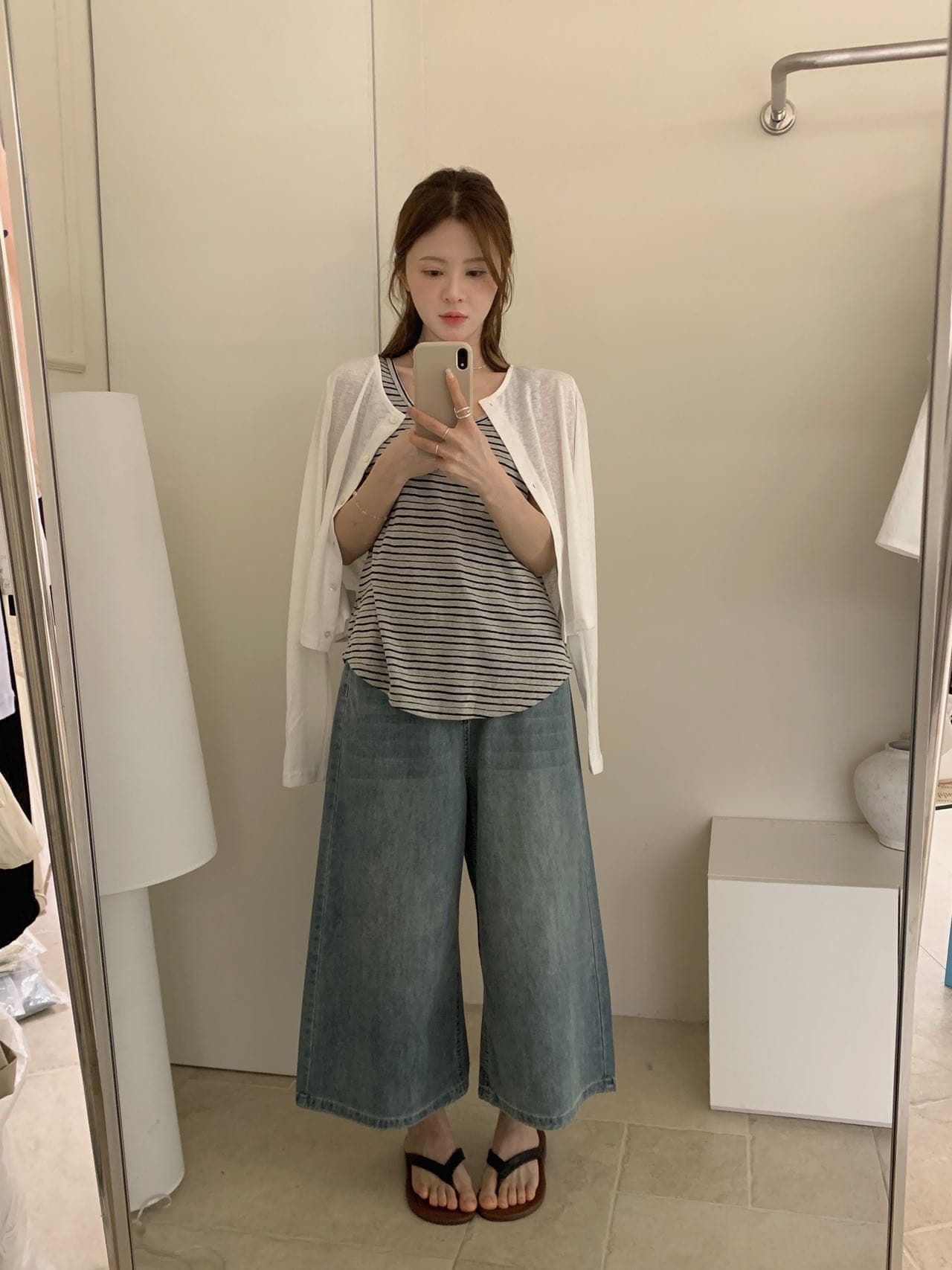 실사 26 여름 켜기 새로운 면 린넨 질감 편안함 매우 높음 다용도 조끼 상세 이미지 11