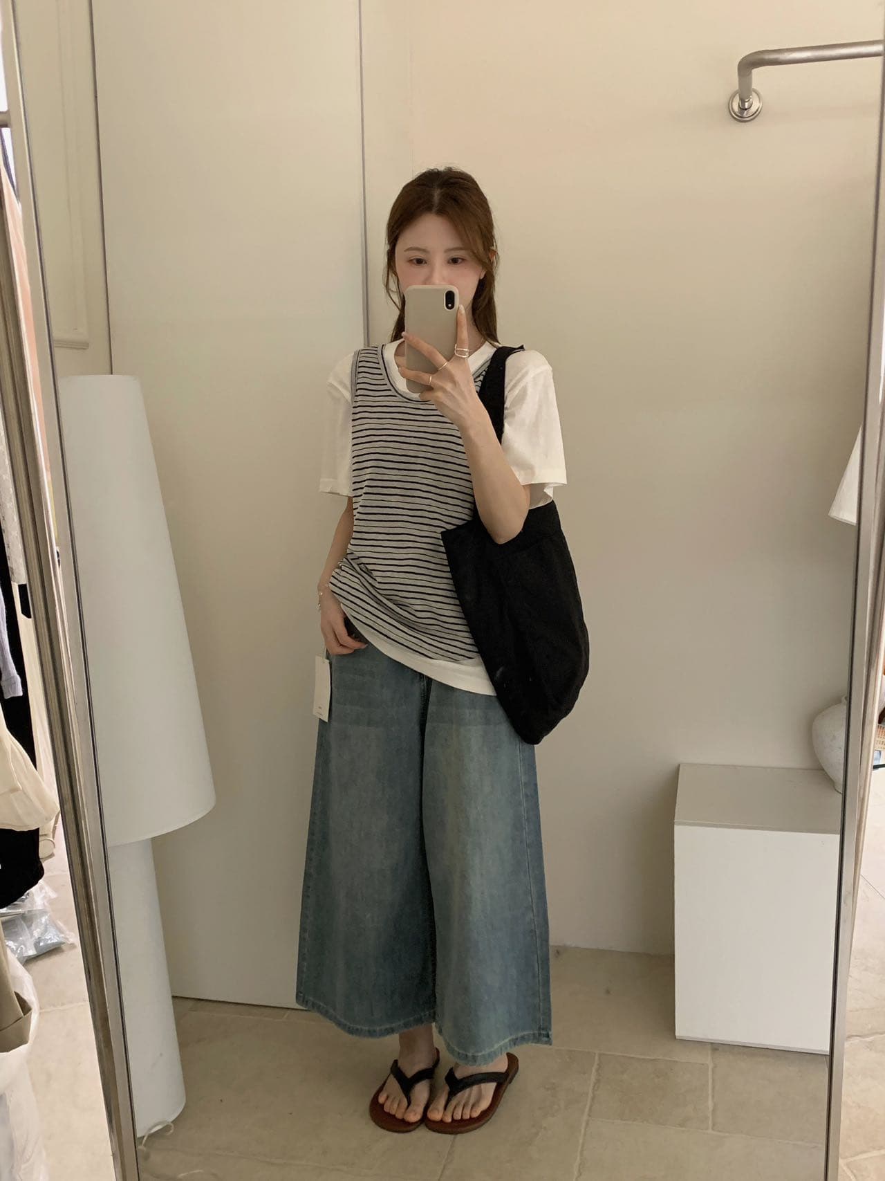 실사 26 여름 켜기 새로운 면 린넨 질감 편안함 매우 높음 다용도 조끼 상세 이미지 15