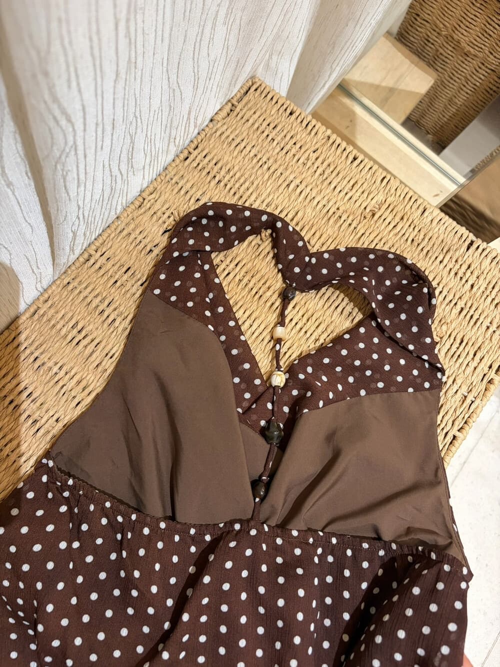 와일드 model 음성 초고 love in 조금 고대 조기 달콤한 자매 백리스 행침 목 흔들다 칼라 조끼 상세 이미지 22