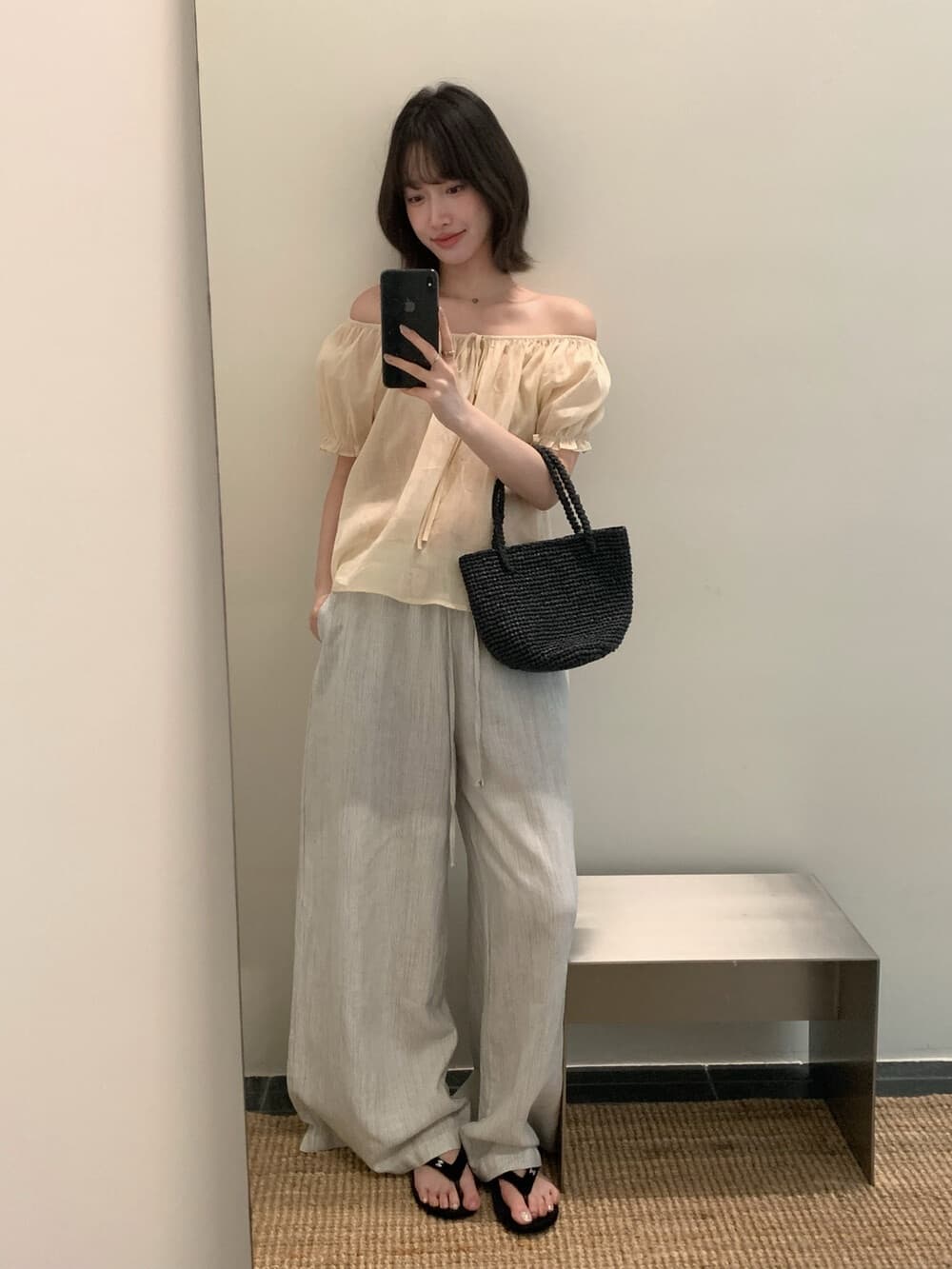 26 여름 켜기 새로운 슈퍼 대 폭발 높은 품질 라미 맨위 코라 오프숄더 작은 셔츠 상세 이미지 5