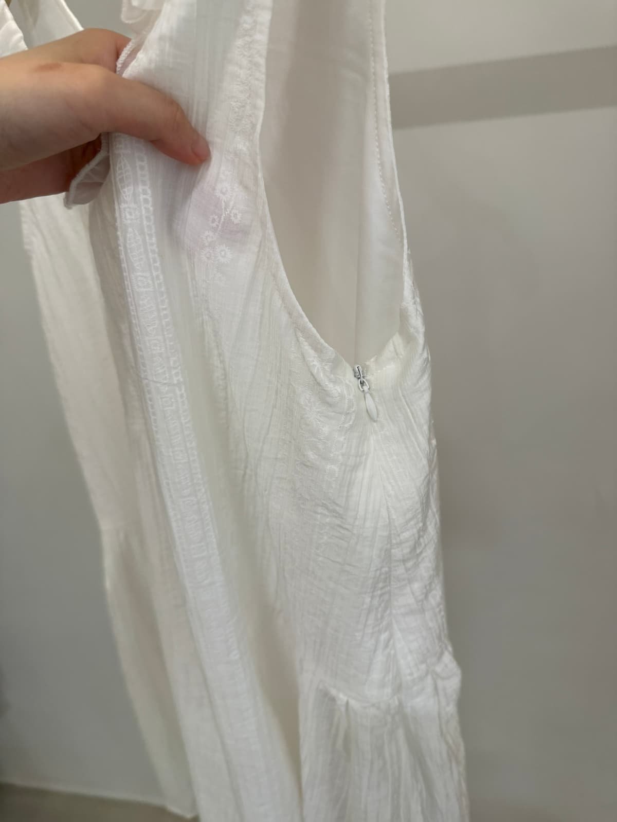 인터넷 레드 블로그 주님 챕터 쉘 매장 주간 실크 원단 자카드 민소매 대 u 칼라 슬림해 보이는 드레스 단일 판매 치마 상세 이미지 13
