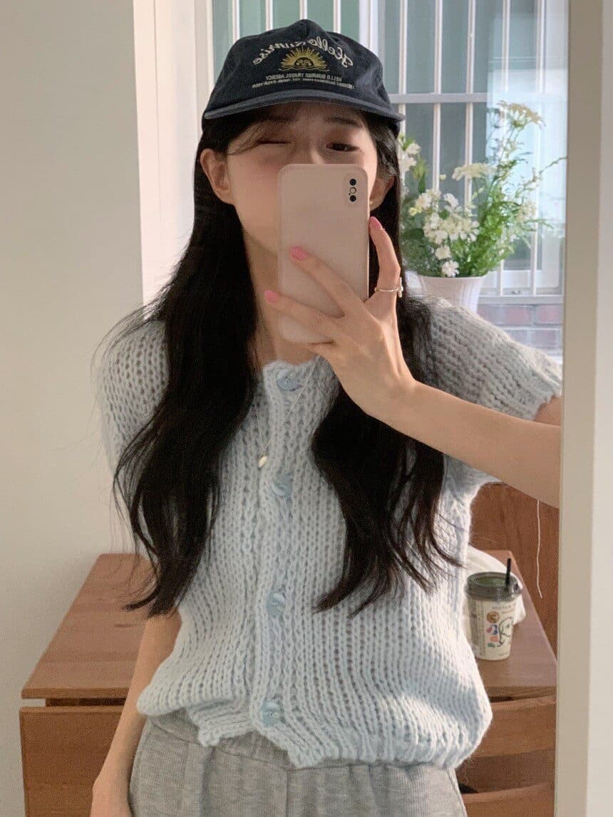 26 이른 가을 켜기 새로운 한 부서 디자이너 섹션 달콤함 연령 감소 질감 작은 대중 쇼트 스타일 니트 오픈 가디건 여성 상세 이미지 11