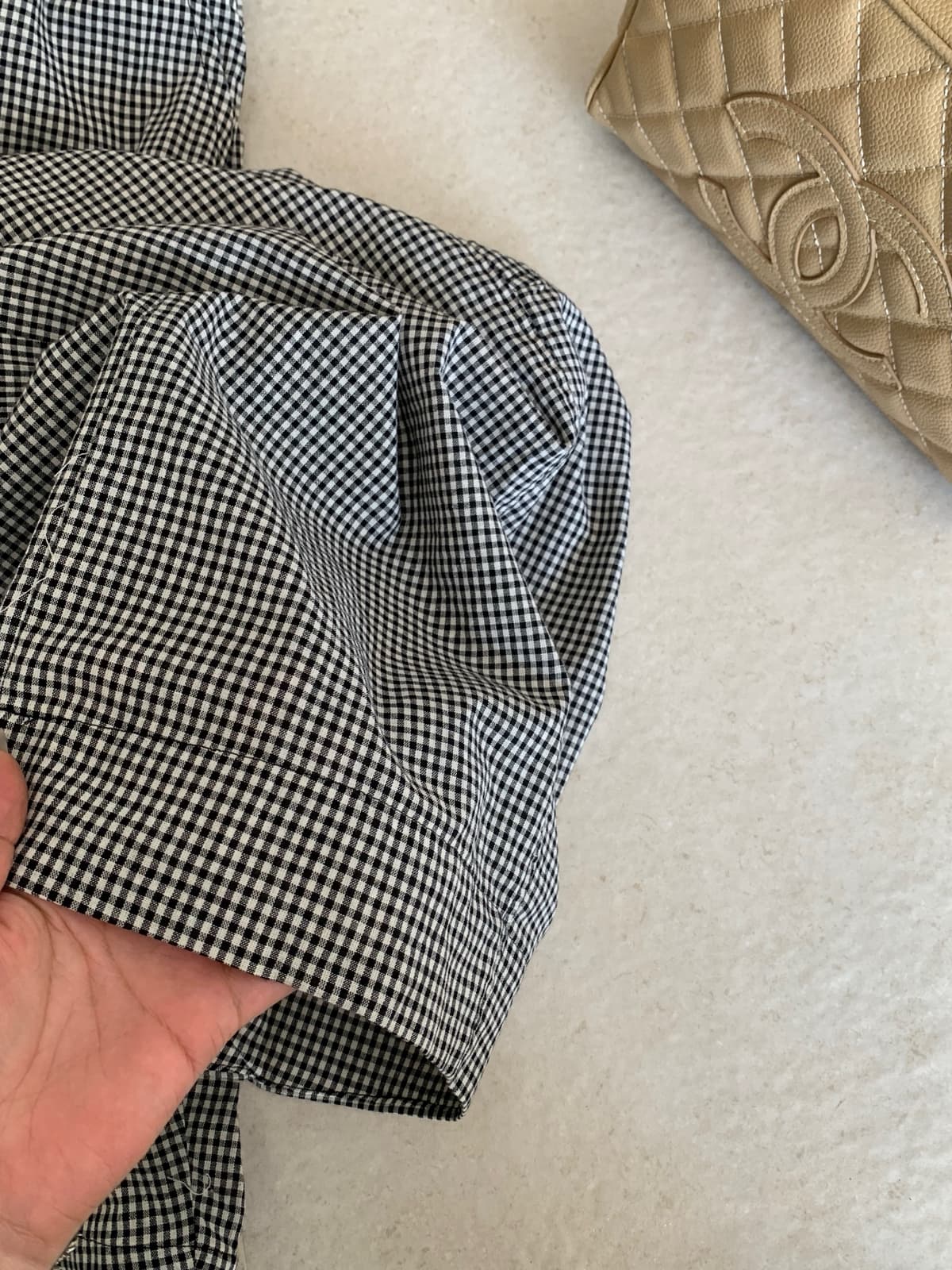 여름 켜기 새로운 체크무늬 통제 자매 반드시 입력 한 부서 다용도 느긋한 센스 체크무늬 캐주얼 바지 상세 이미지 9