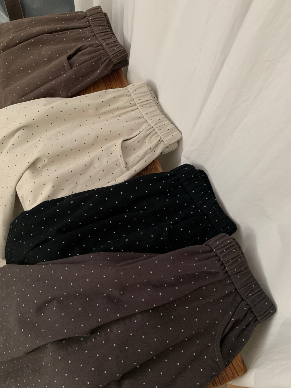 가을 켜기 새로운 폭발 푸시 도트 무늬 풍선 바지 입력 가게 반드시 가져 가라. 폭발 허리밴드 선택하지 마라. 사람들 캐주얼 바지 상세 이미지 22