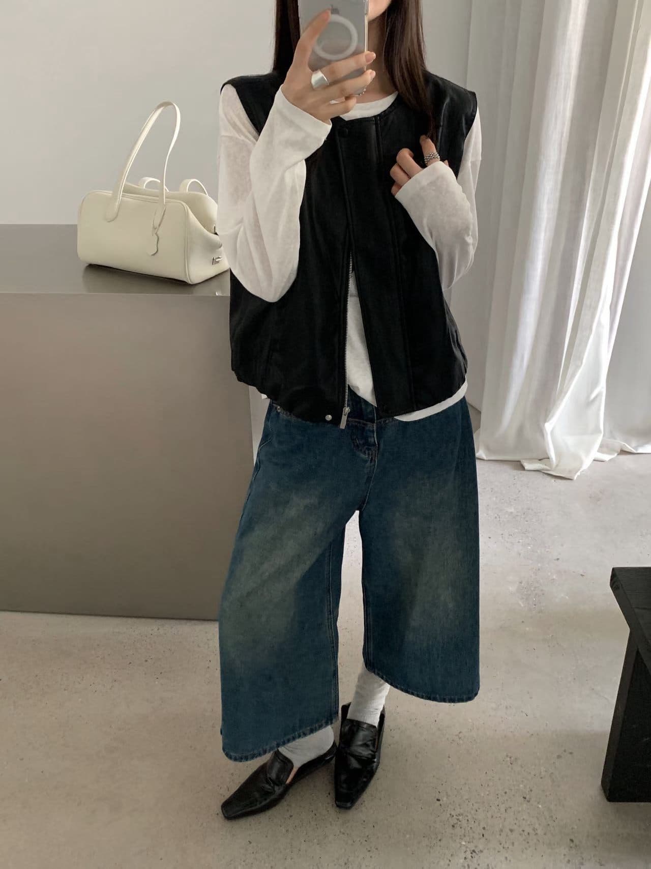 실사 2026 이른 가을 켜기 새로운 가장 화재 가죽 베스트 입력 파일 반드시 열기 섹션 핏 스타일 슈퍼 좋아요. ~ 중 베스트 상세 이미지 13