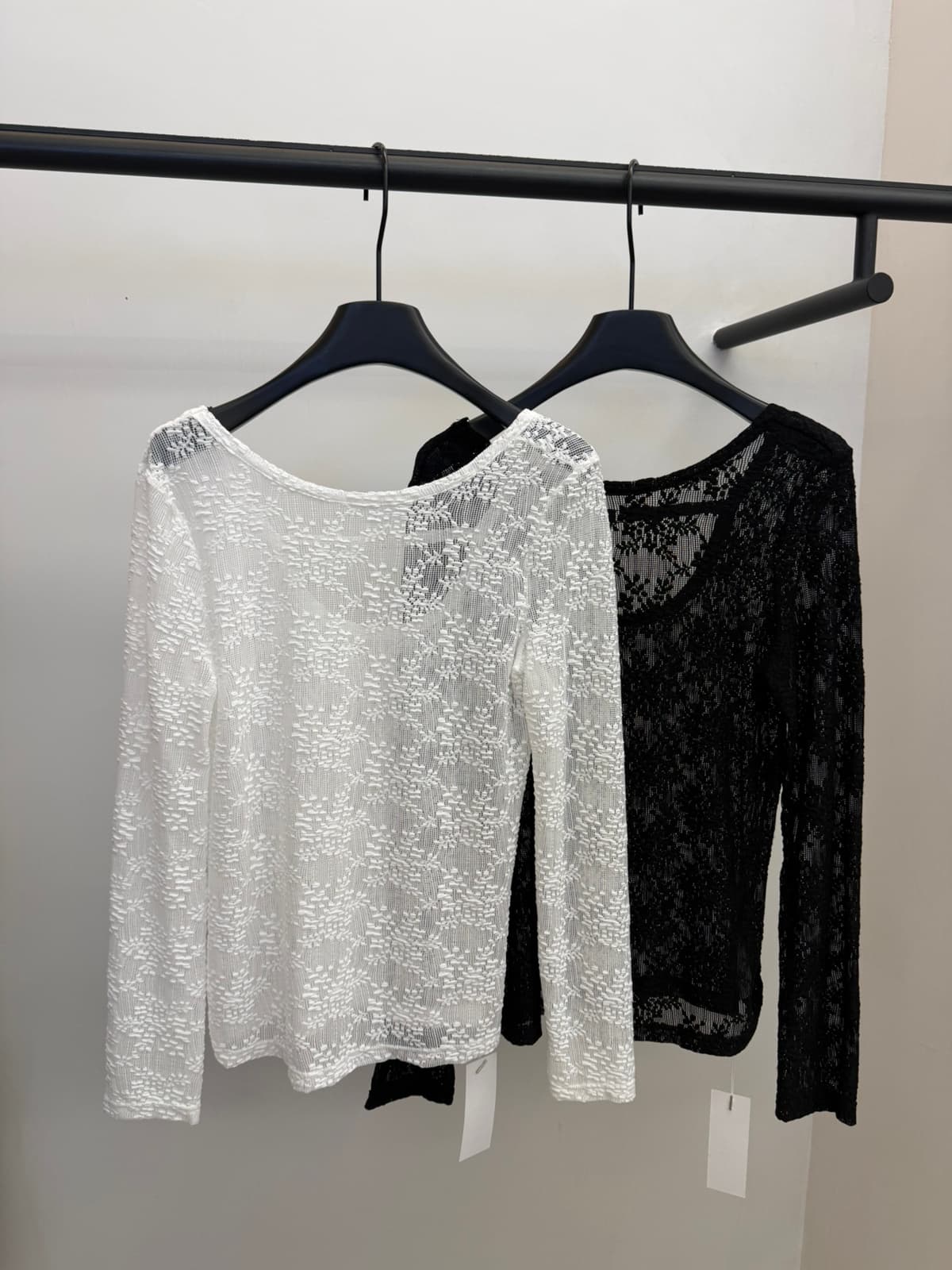 가을 켜기 새로운 26 가을 레이스 기본 셔츠 이후 백리스 디자인 센스 작은 셔츠 상세 이미지 2