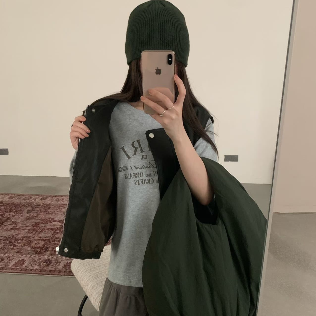 실사 26 가을 켜기 새로운 클래식 다용도 캐주얼 알파벳 프린트 여성 루즈핏 라운드 넥 반팔 티셔츠 이미지 5