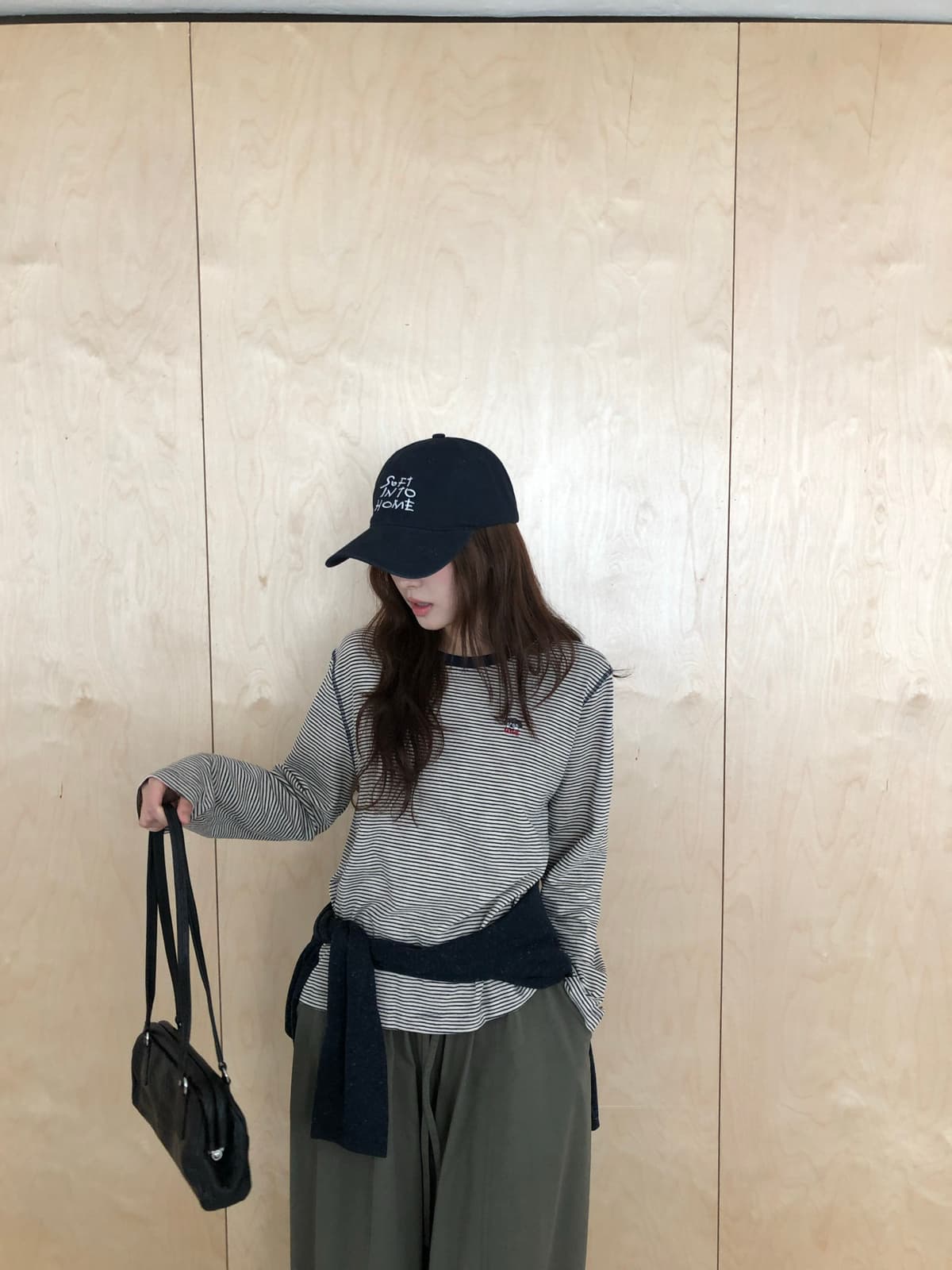 26 가을 켜기 새로운 가을 다용도 스트라이프 긴팔 티셔츠 보존 섹션 슈퍼 사랑 긴팔 티셔츠 상세 이미지 7