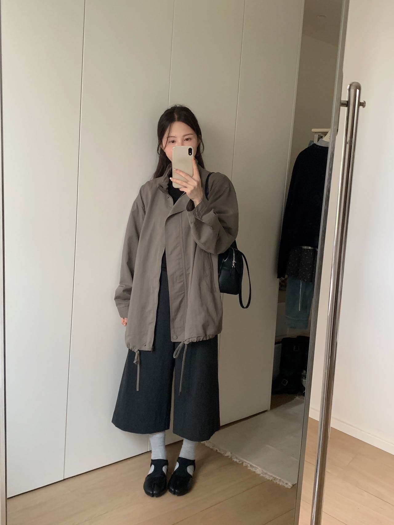 실사 26 가을 켜기 새로운 가을 한국 스타일 스탠드 칼라 다용도 캐주얼 바람막이 상세 이미지 7