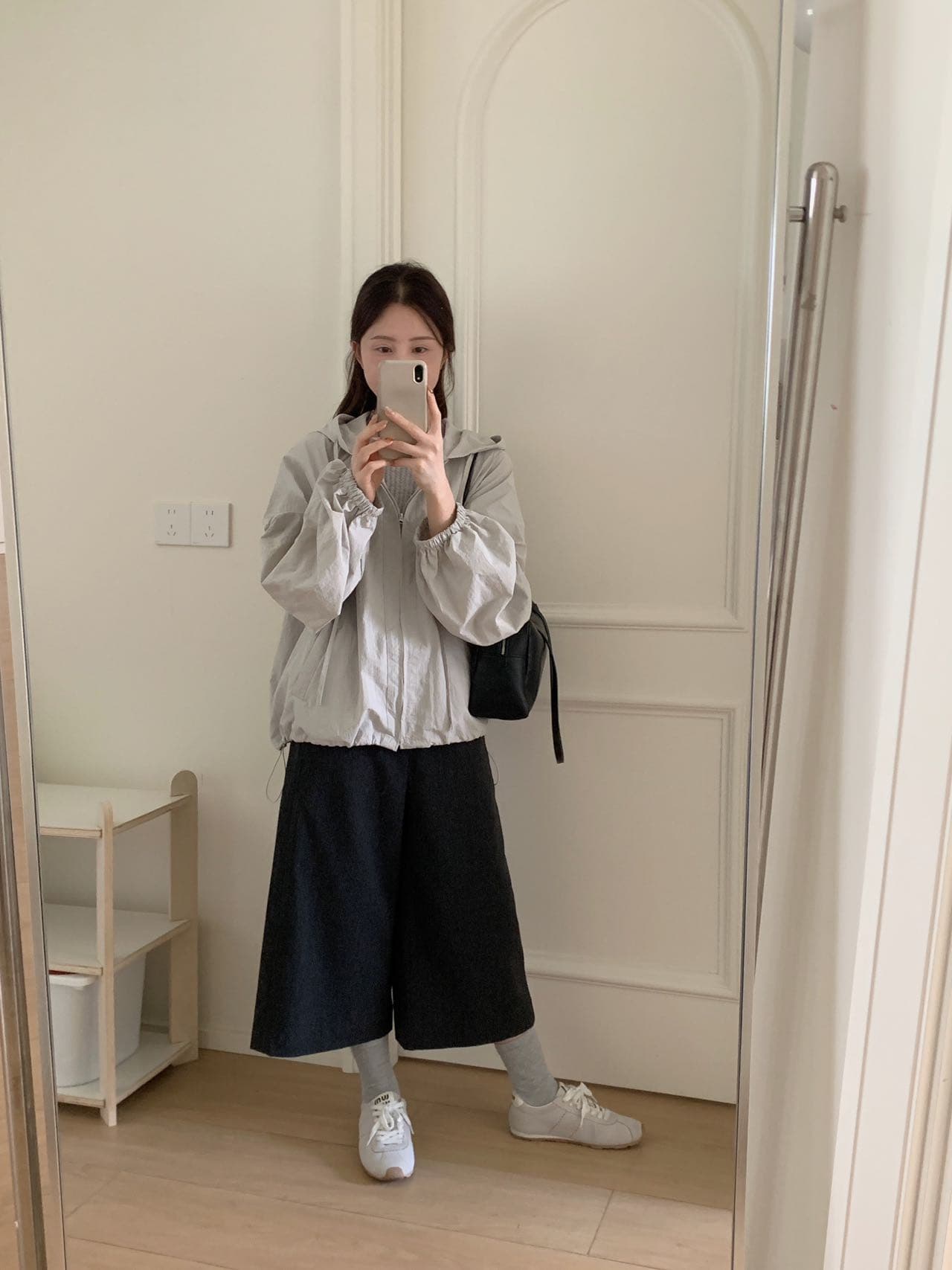 실사 26 가을 켜기 새로운 한 부서 펌프 로프 캐주얼 긴팔 후드 재킷 상세 이미지 11