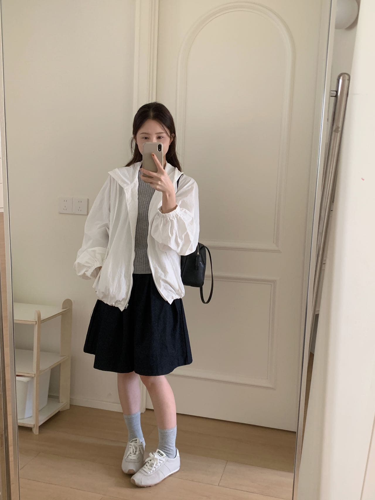 실사 26 가을 켜기 새로운 한 부서 펌프 로프 캐주얼 긴팔 후드 재킷 상세 이미지 20