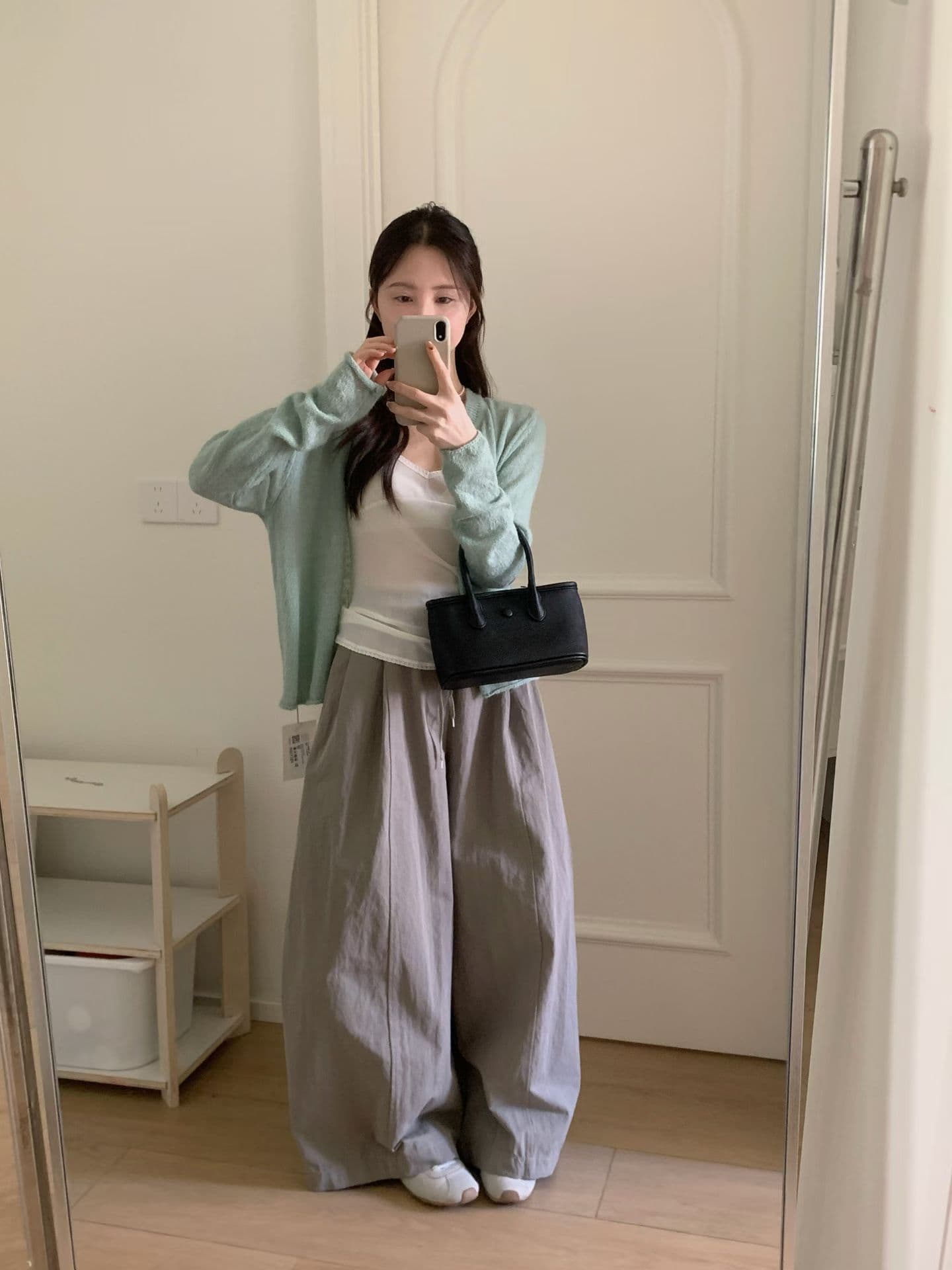 실사 26 가을 켜기 새로운 한 부서 느슨함 센스 좋은 착용 캐주얼 바지 상세 이미지 7