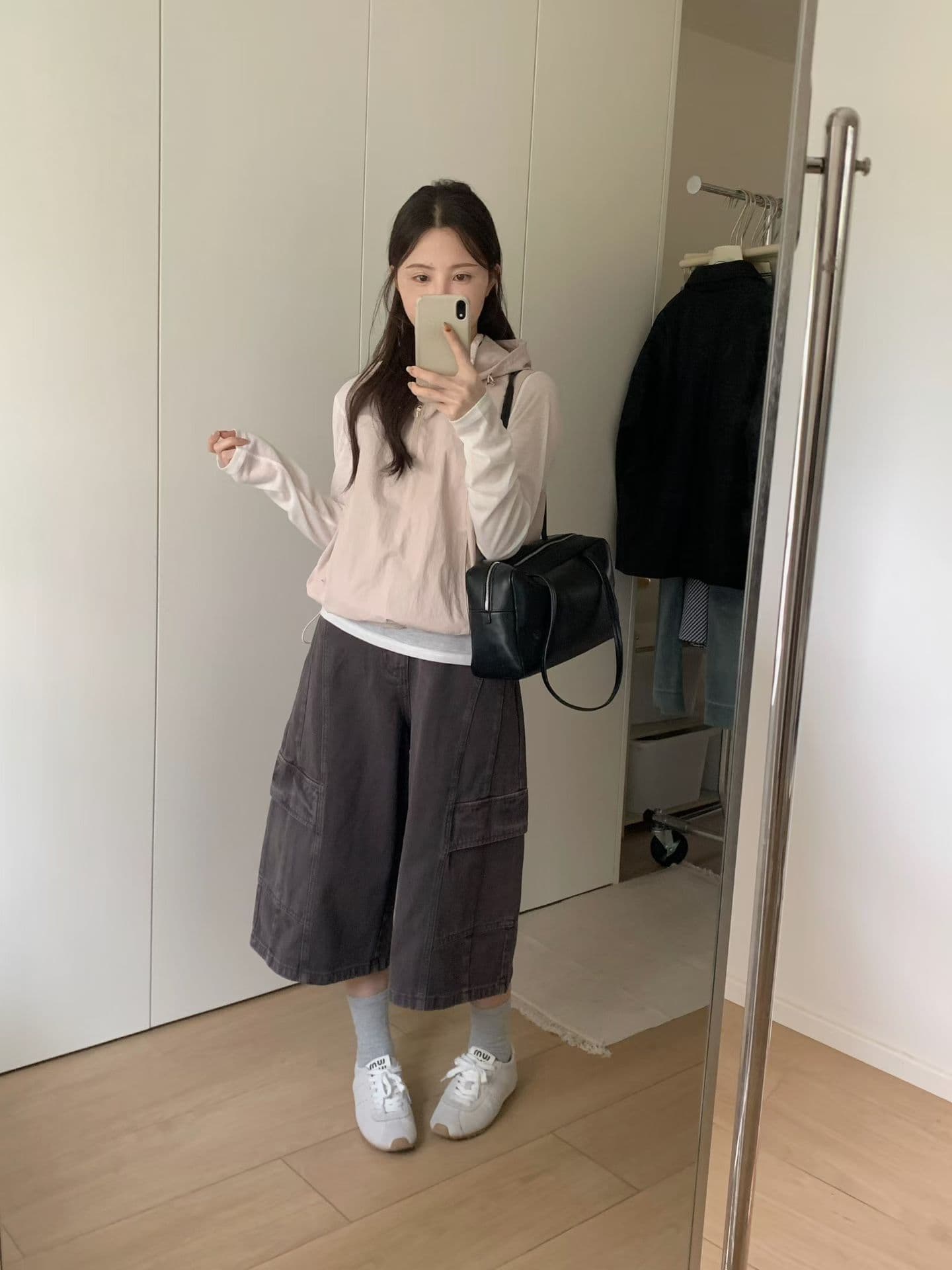 실사 26 가을 켜기 새로운 추천 한 부서 미니멀리즘 핑크색 후드 민소매 베스트 캐주얼 다용도 풀오버 외부 가져 가라. 상세 이미지 10