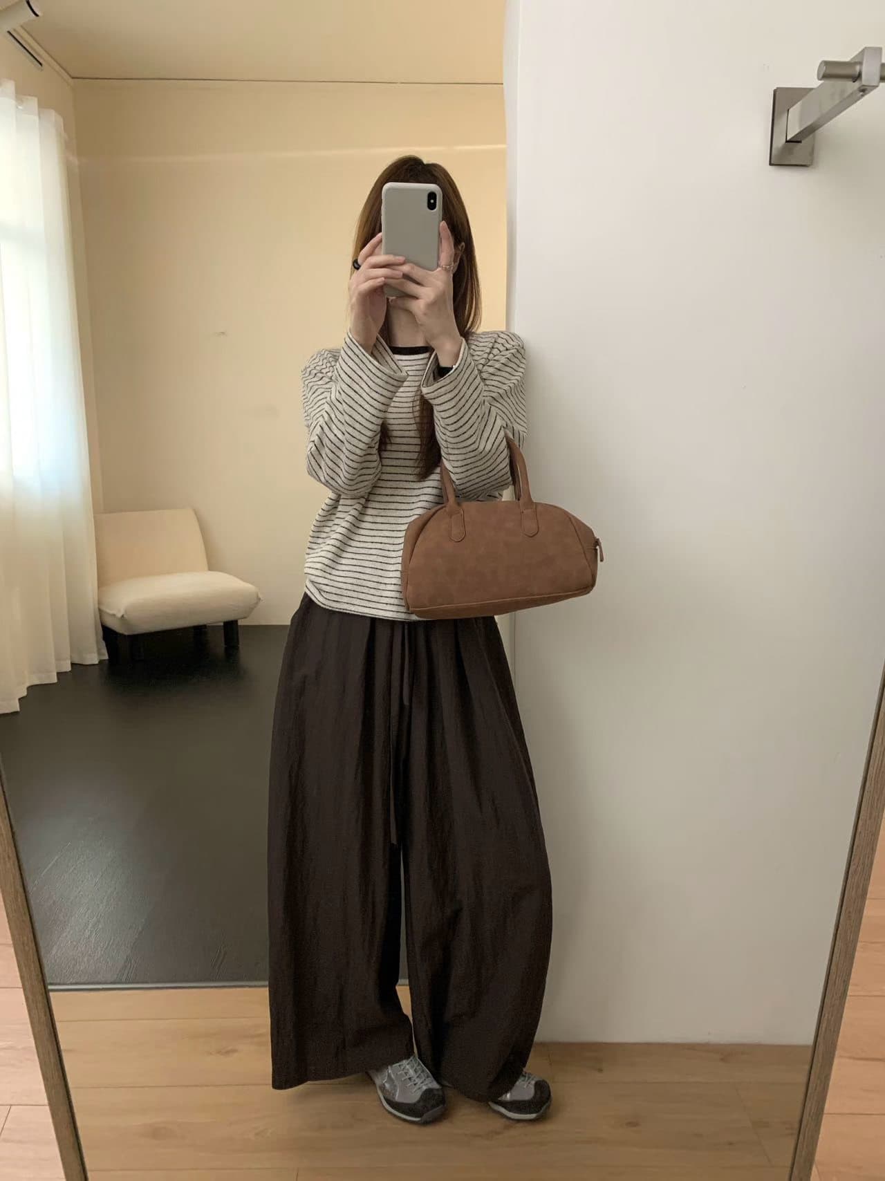실사 26 가을 켜기 새로운 한 부서 허리밴드 주머니 다용도 캐주얼 바지 상세 이미지 11