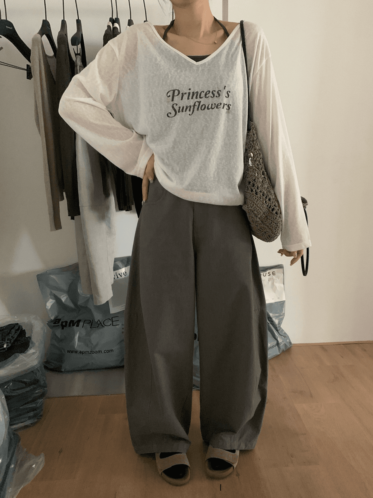 폭발 계속 느긋한 센스 모통이 칼 바지 가을 켜기 새로운 상체 자이언트 잘 생긴 다용도 캐주얼 바지 상세 이미지 14