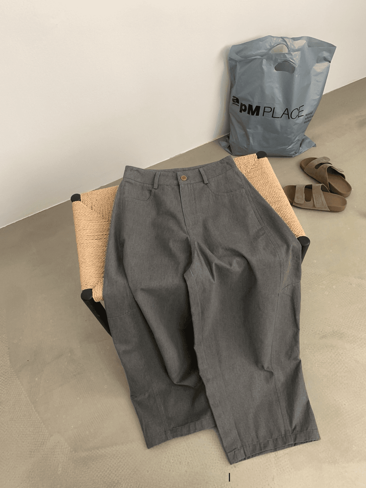 폭발 계속 느긋한 센스 모통이 칼 바지 가을 켜기 새로운 상체 자이언트 잘 생긴 다용도 캐주얼 바지 상세 이미지 20