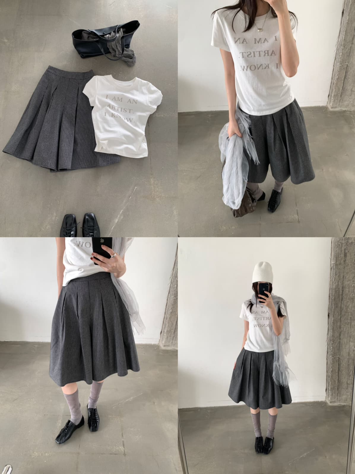 가을 켜기 새로운 한 부서 큰 진자 5 점 바지 캐주얼 반바지 상세 이미지 2