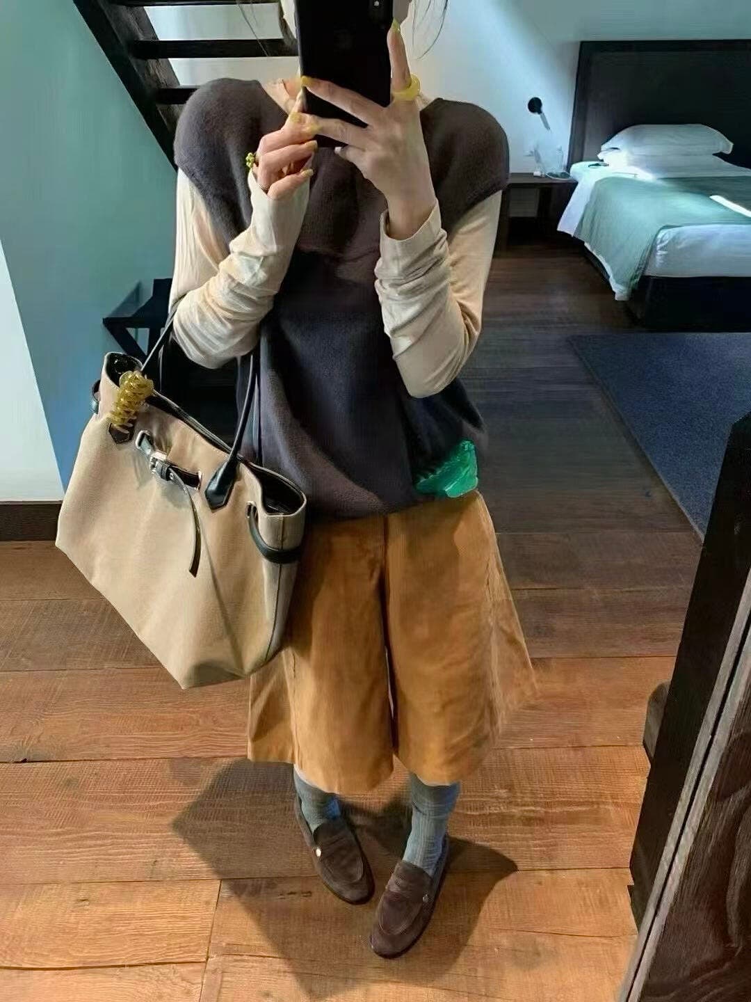 가을 켜기 새로운 한 부서 이른 가을 달콤한 스타일 스택 착용 싱글 착용 라운드 넥 부드러운 찹쌀 기타 색상 니트 스웨터 니트 스웨터 상세 이미지 8