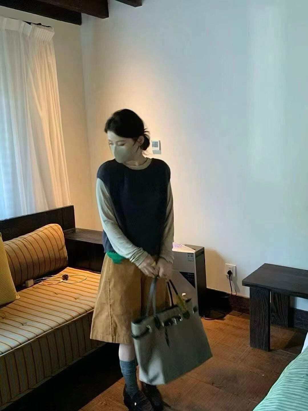 가을 켜기 새로운 한 부서 이른 가을 달콤한 스타일 스택 착용 싱글 착용 라운드 넥 부드러운 찹쌀 기타 색상 니트 스웨터 니트 스웨터 상세 이미지 9