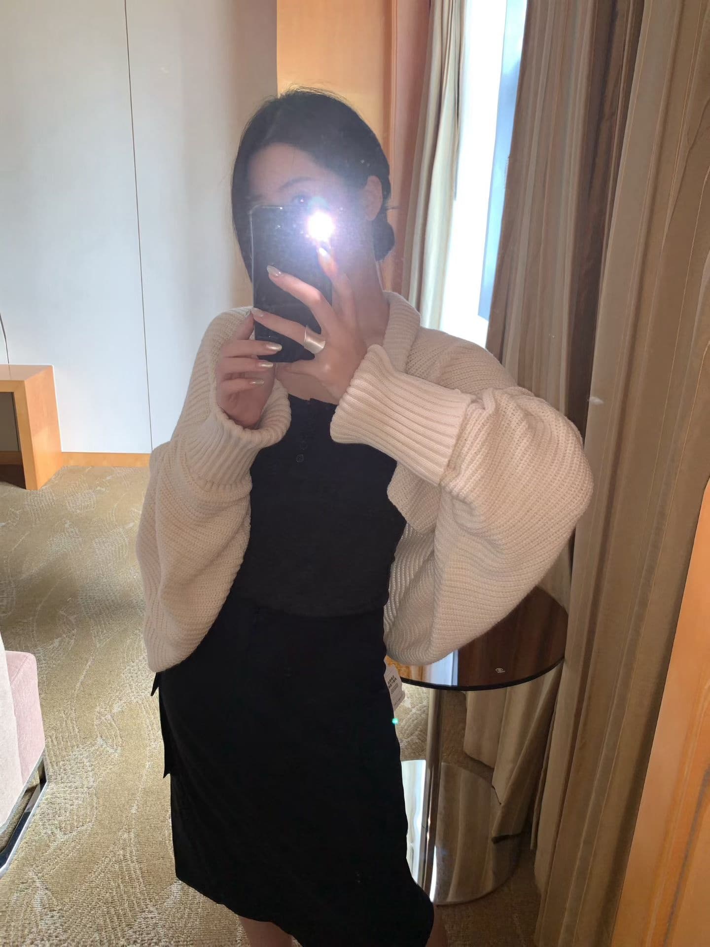 실사 26 가을 켜기 새로운 니트 숄 여성 외부 가져 가라. 가을 겨울 보온 패션 외국 가스 다용도 루즈핏 긴팔 오픈 가디건 상세 이미지 7