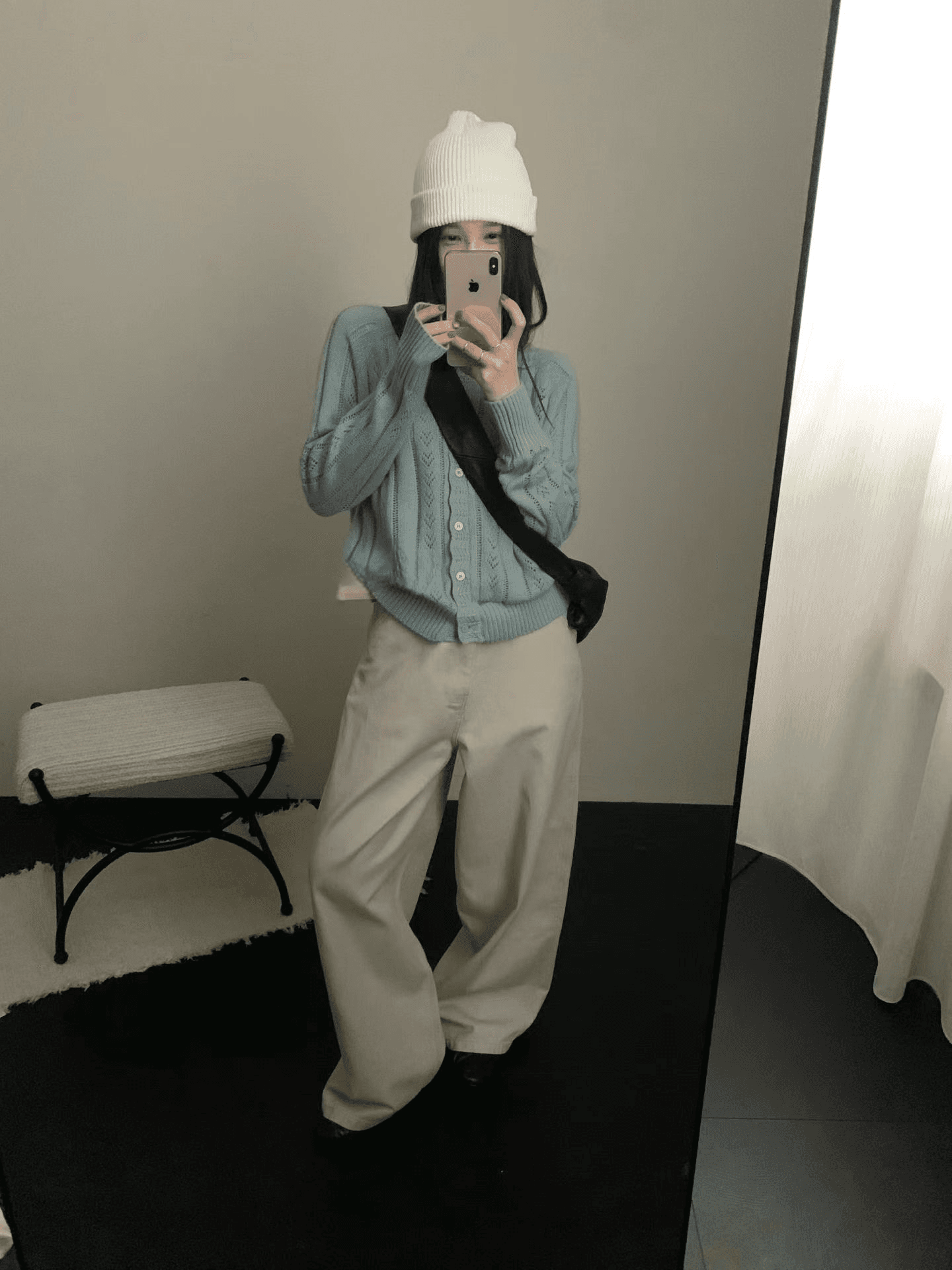 실사 26 가을 켜기 새로운 잘 행동 한 작은 홀로우 아웃 베이비 칼라 꽈배기 새로운 단추 다용도 루즈핏 보온 스웨터 상세 이미지 12