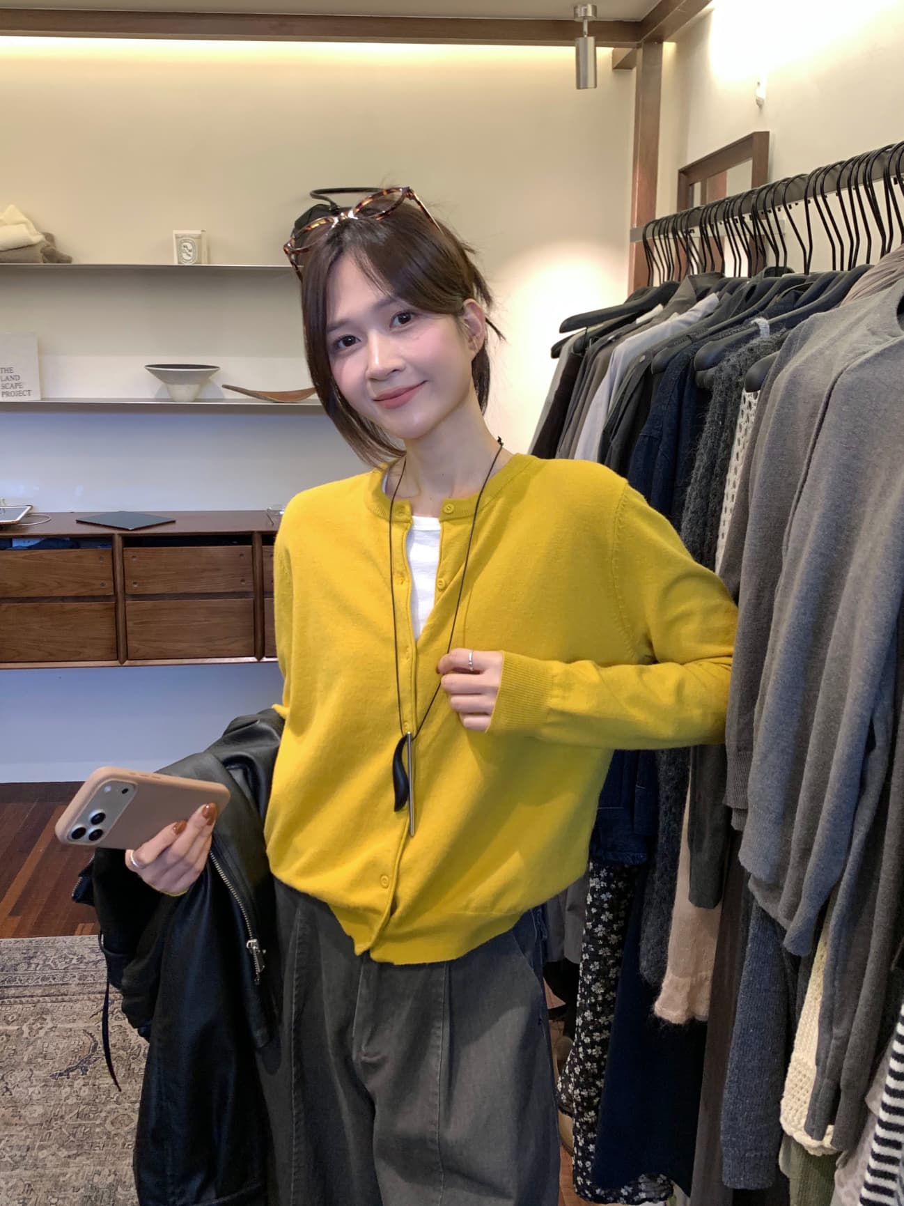 매장 폭발 에디션 추천 부드러운 찹쌀 찹쌀 질감 슈퍼 편안함 한 부서 다용도 부드럽다 양모 니트 오픈 가디건 상세 이미지 8