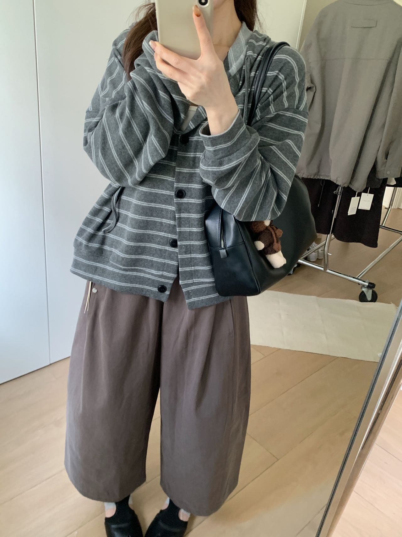 실사 26 가을 켜기 새로운 한 부서 새로운 후드 지퍼 카디건 코트 후드티 재킷 상세 이미지 8