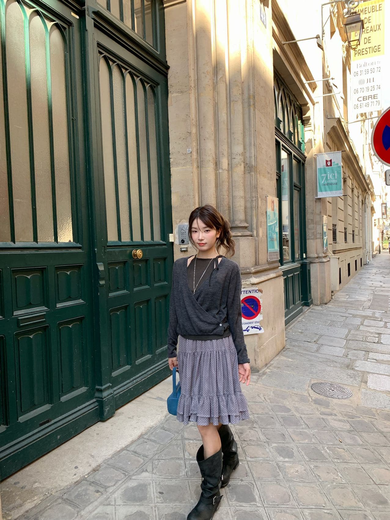 가을 켜기 새로운 슈퍼 있음 분위기 센스 느긋한 부서 스택 착용 다용도 느긋한 센스 비스듬한 삽입 단추 디자인 니트 오픈 가디건 상세 이미지 20