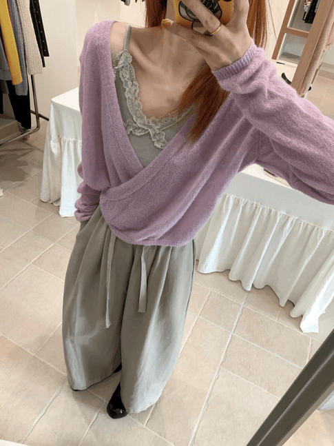 가을 켜기 새로운 스택 착용 ~ 중 영혼 인사이드 가져 가라. 순수한 욕망 레이스 조각 조끼 이미지 3