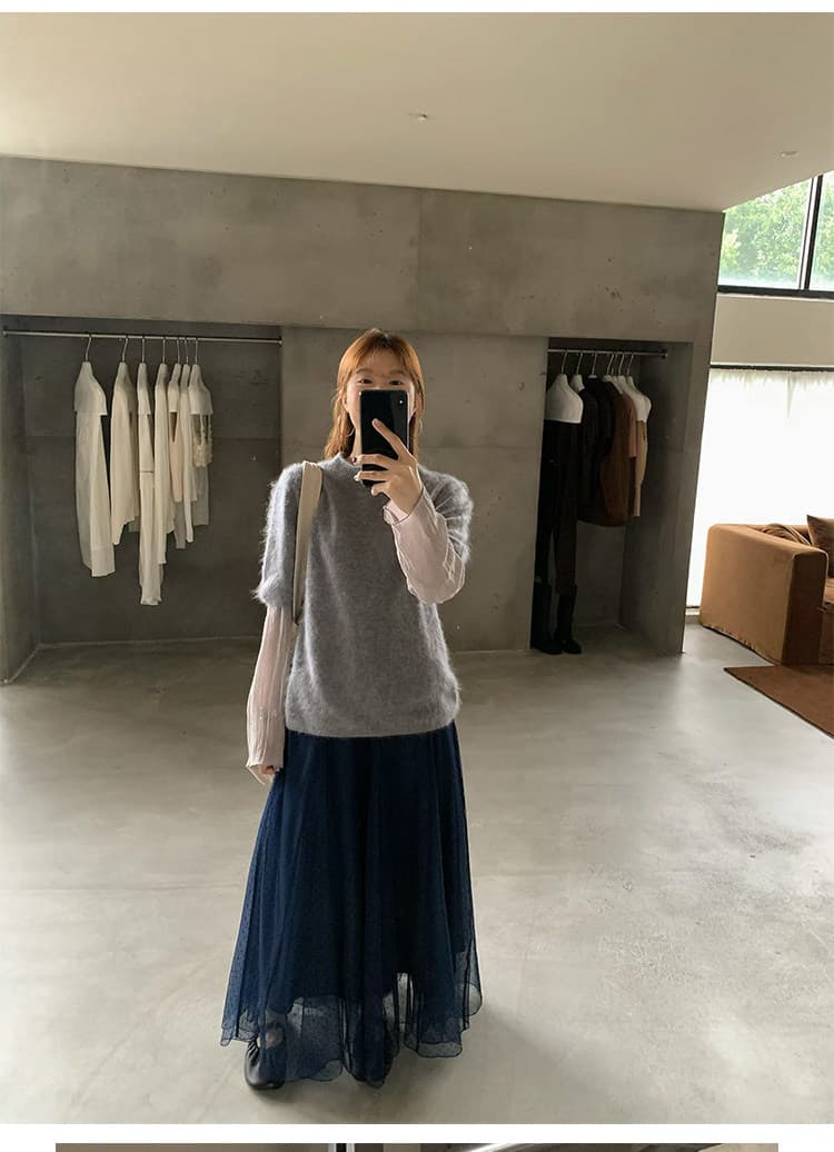 판매하다 폭발 위로 분위기 센스 당겨서 털 절대적으로 좋아 보인다. 원단 부드러운 찹쌀 편안한 조금 어느 쪽이든 넥타이 사람들 스웨터 상세 이미지 10