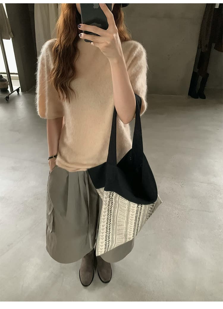 판매하다 폭발 위로 분위기 센스 당겨서 털 절대적으로 좋아 보인다. 원단 부드러운 찹쌀 편안한 조금 어느 쪽이든 넥타이 사람들 스웨터 상세 이미지 15