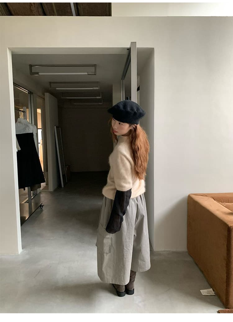판매하다 폭발 위로 분위기 센스 당겨서 털 절대적으로 좋아 보인다. 원단 부드러운 찹쌀 편안한 조금 어느 쪽이든 넥타이 사람들 스웨터 상세 이미지 19