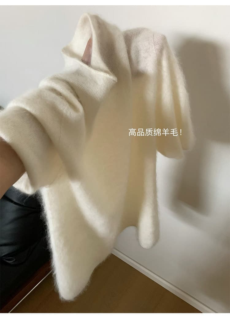 판매하다 폭발 위로 분위기 센스 당겨서 털 절대적으로 좋아 보인다. 원단 부드러운 찹쌀 편안한 조금 어느 쪽이든 넥타이 사람들 스웨터 상세 이미지 42