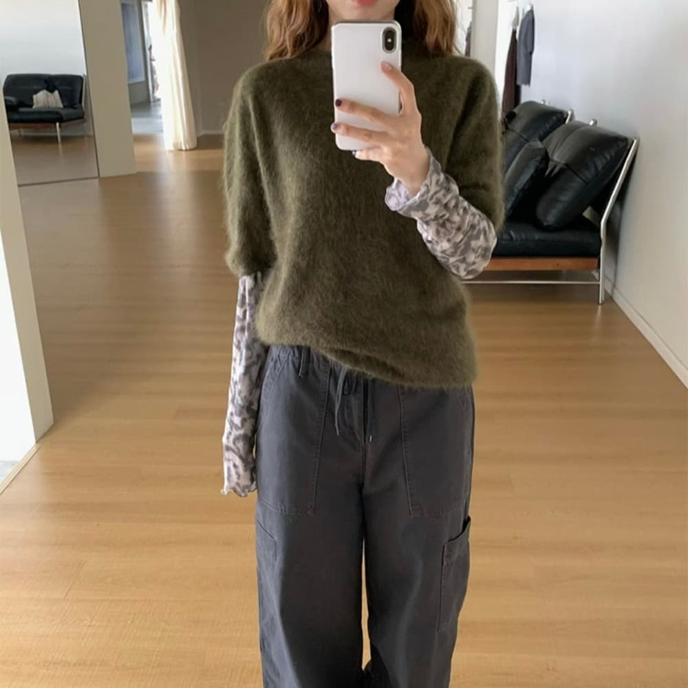판매하다 폭발 위로 분위기 센스 당겨서 털 절대적으로 좋아 보인다. 원단 부드러운 찹쌀 편안한 조금 어느 쪽이든 넥타이 사람들 스웨터 이미지 6