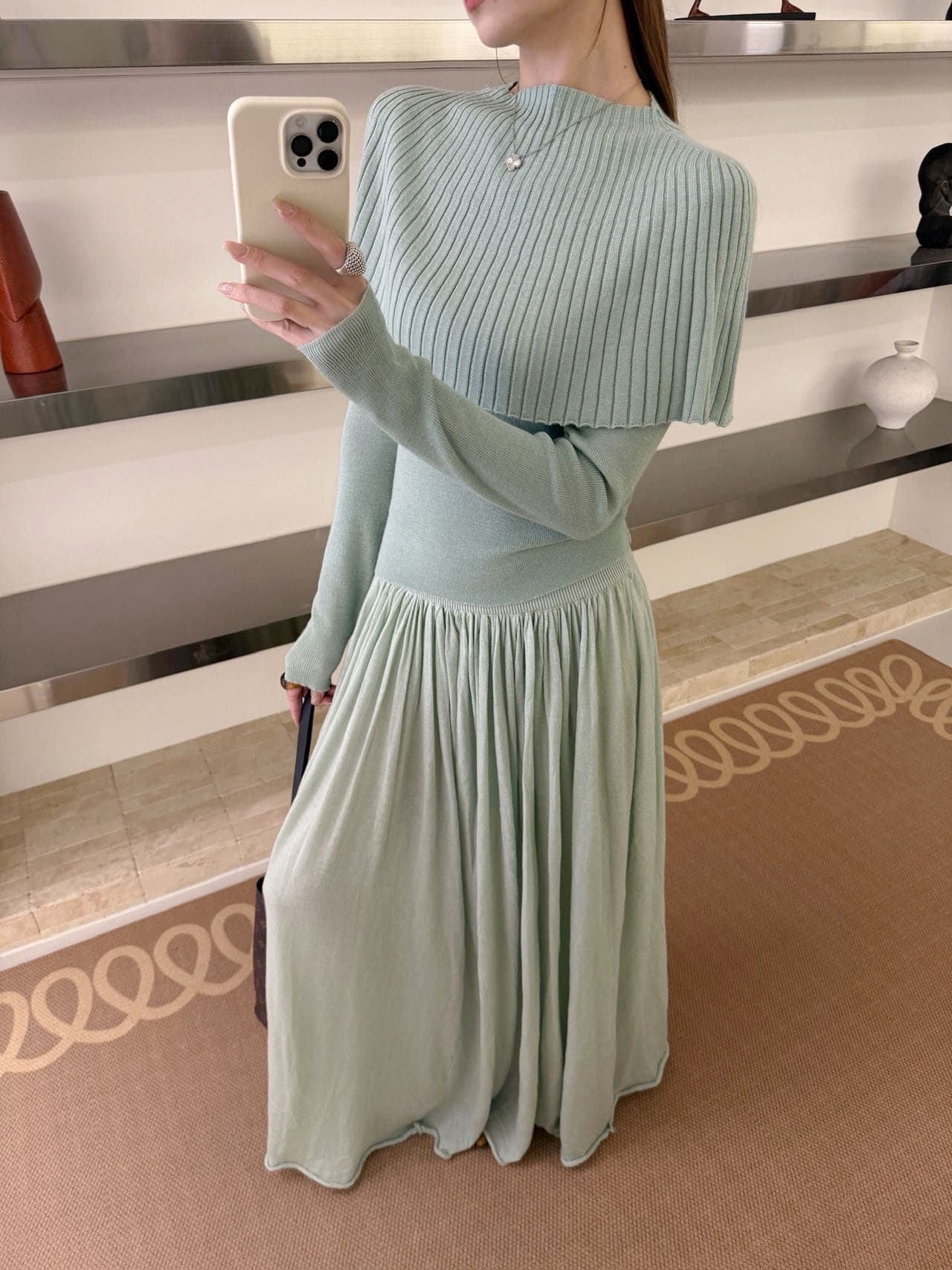 실사 이른 가을 필수 하나 의류 둘 착용 빅 칼라 숄 몸매 가꾸기 니트 스웨터 경기 피 어깨끈 품질 검사 보고서 상세 이미지 10