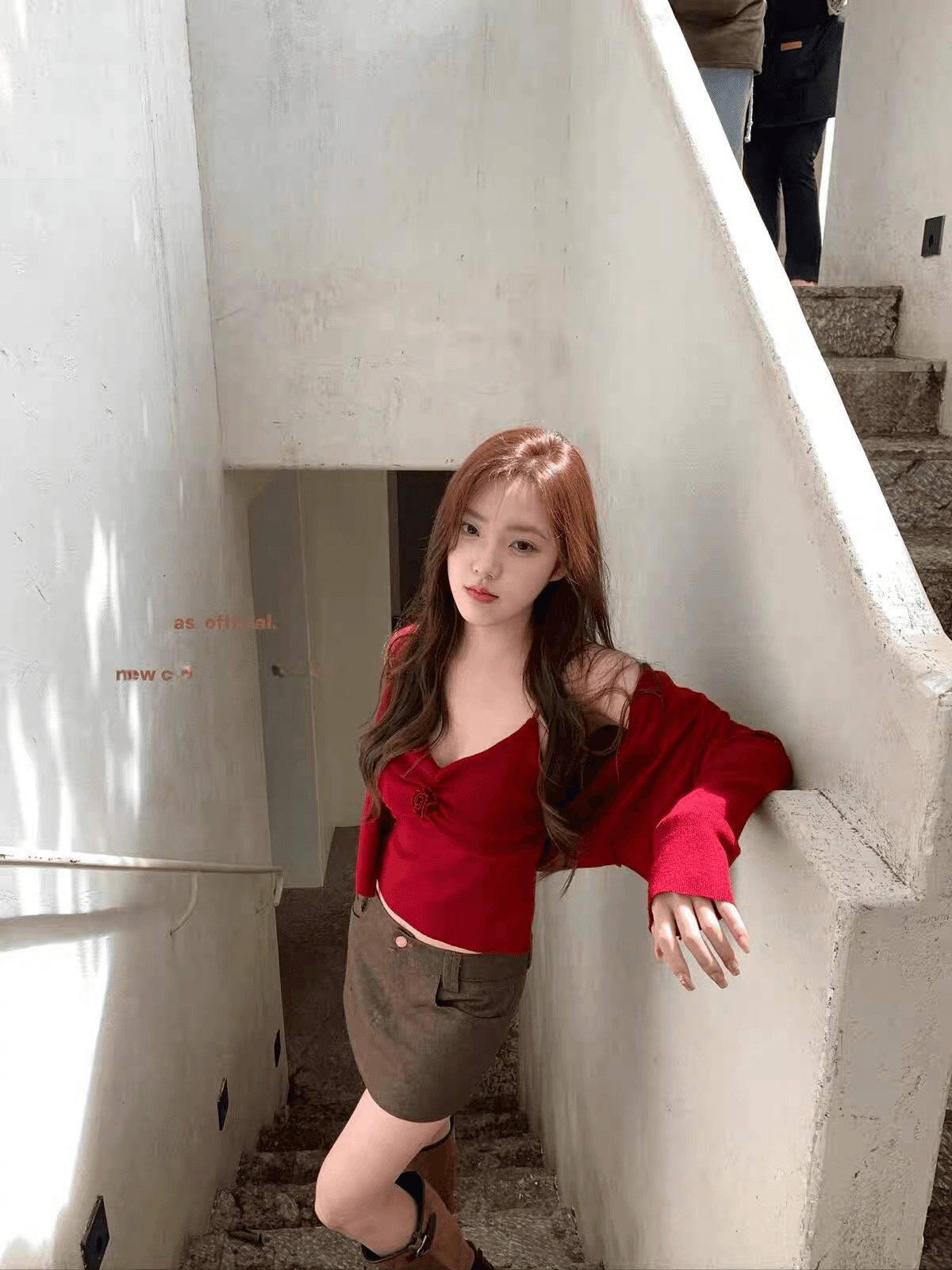 26 가을 켜기 새로운 한 부서 꽃 슬립 오픈 가디건 우연히 ~ 중 분위기 투피스 세트 세트 이미지 2