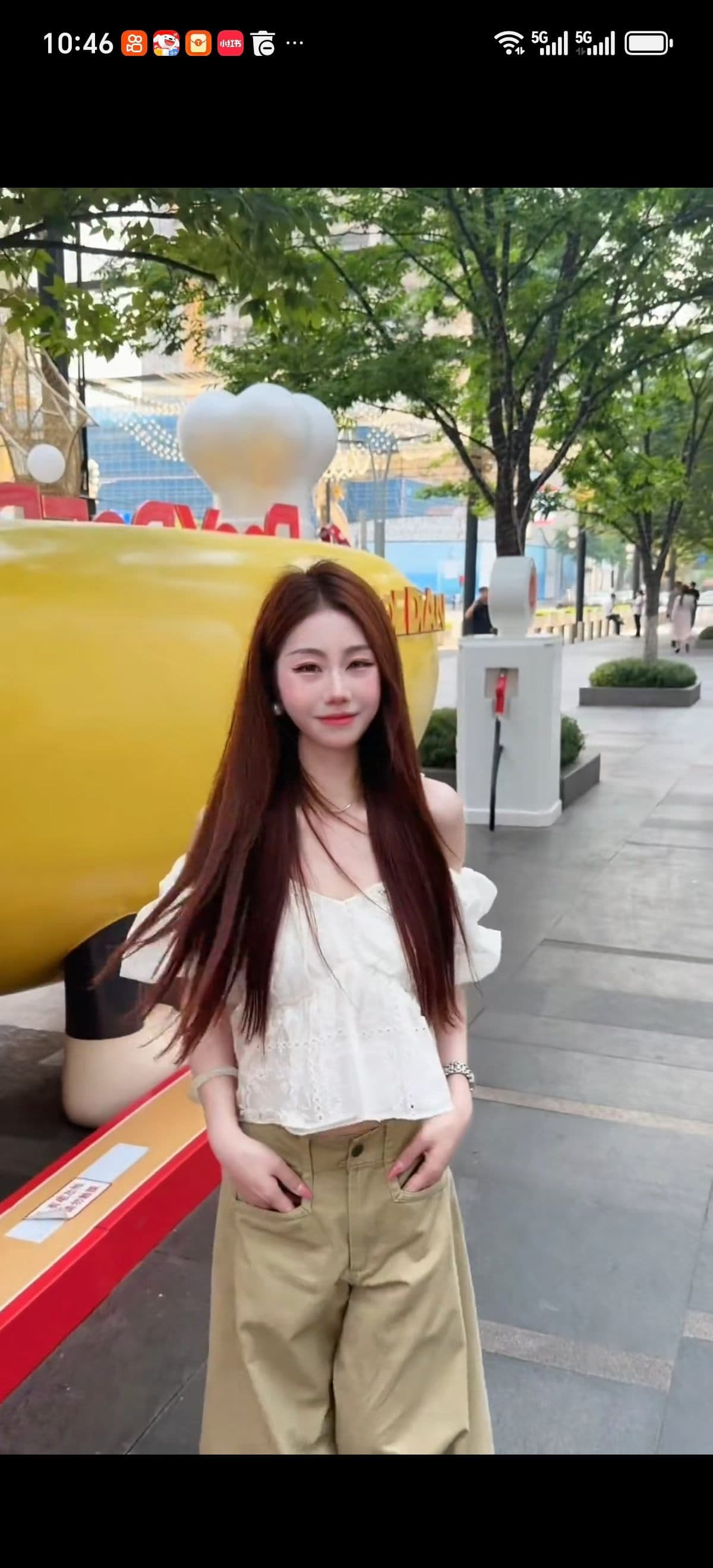 2026 여름 한국 스타일 다용도 루즈핏 레이스 슬립 새는 어깨 거품 소매 맨위 캐주얼 바지 투피스 세트 상세 이미지 1