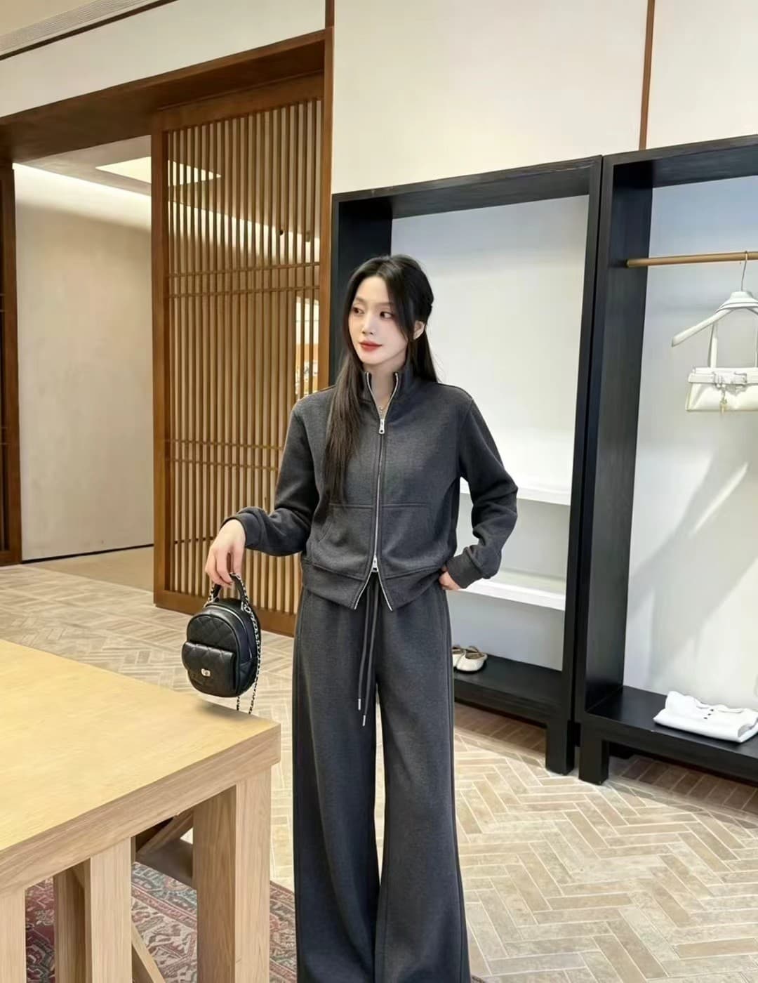 조기 가을 자이언트 잘 생긴 한 부서 착용 가져 가라. 전체 집합 2026 새로운 슈퍼 화재 후드티 캐주얼 운동 투피스 슈트 여성 상세 이미지 7