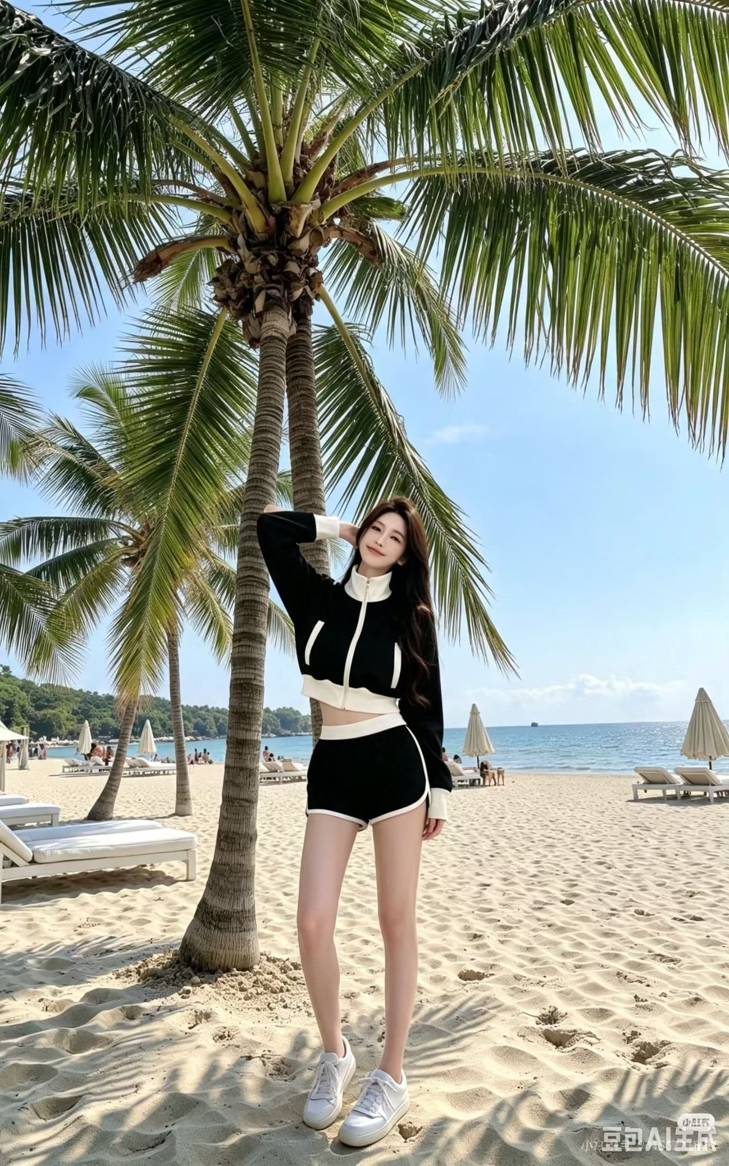 아메리칸 레트로 회색 후드티 스탠드 칼라 재킷 반바지 투피스 세트 루즈핏 슬림해 보이는 캐주얼 스포츠 슈트 상세 이미지 5
