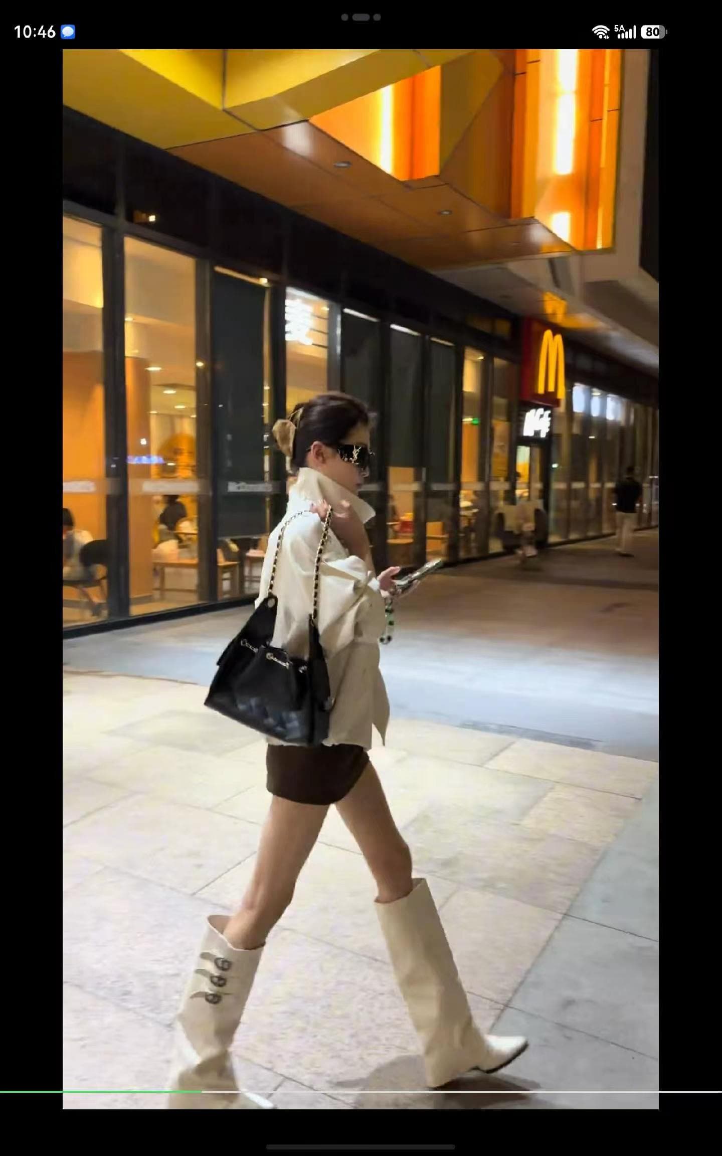 한 부서 새로운 영국식 바람 품격 스탠드 칼라 바람막이 여성 코트 가을 이중 버튼 카키 색 루즈핏 쇼트 스타일 맨위 상세 이미지 3