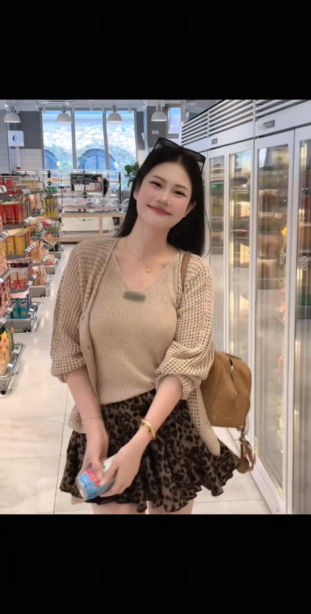 가을 의상 슈퍼 화재 패션 핫걸 외국 가스 홀로우 아웃 니트 카디건 코트 막대기 표준 슬립 반신 스커트 3종 세트