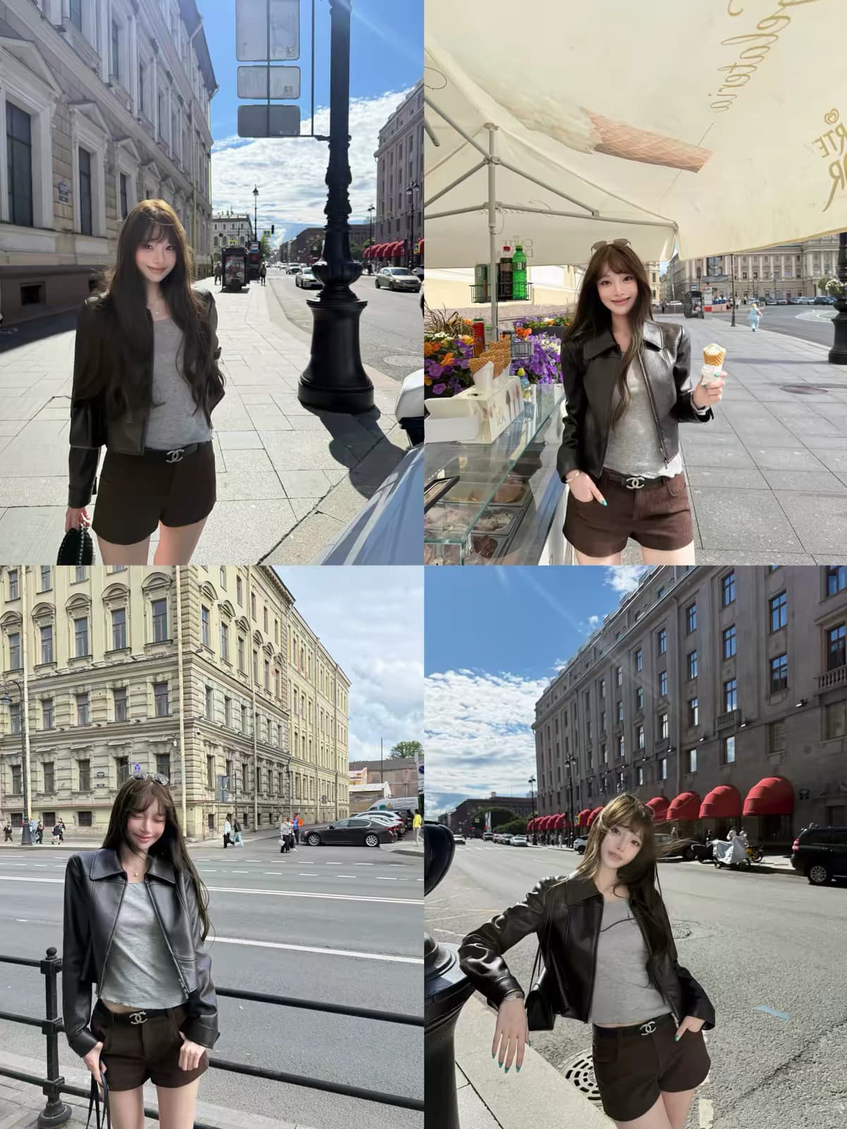 yangzifan m1 u 송아지 가죽 재킷 높은 품질 시뮬레이션 가죽 자켓 여성 가을 쇼트 스타일 레트로 세련된 재킷 이미지 3